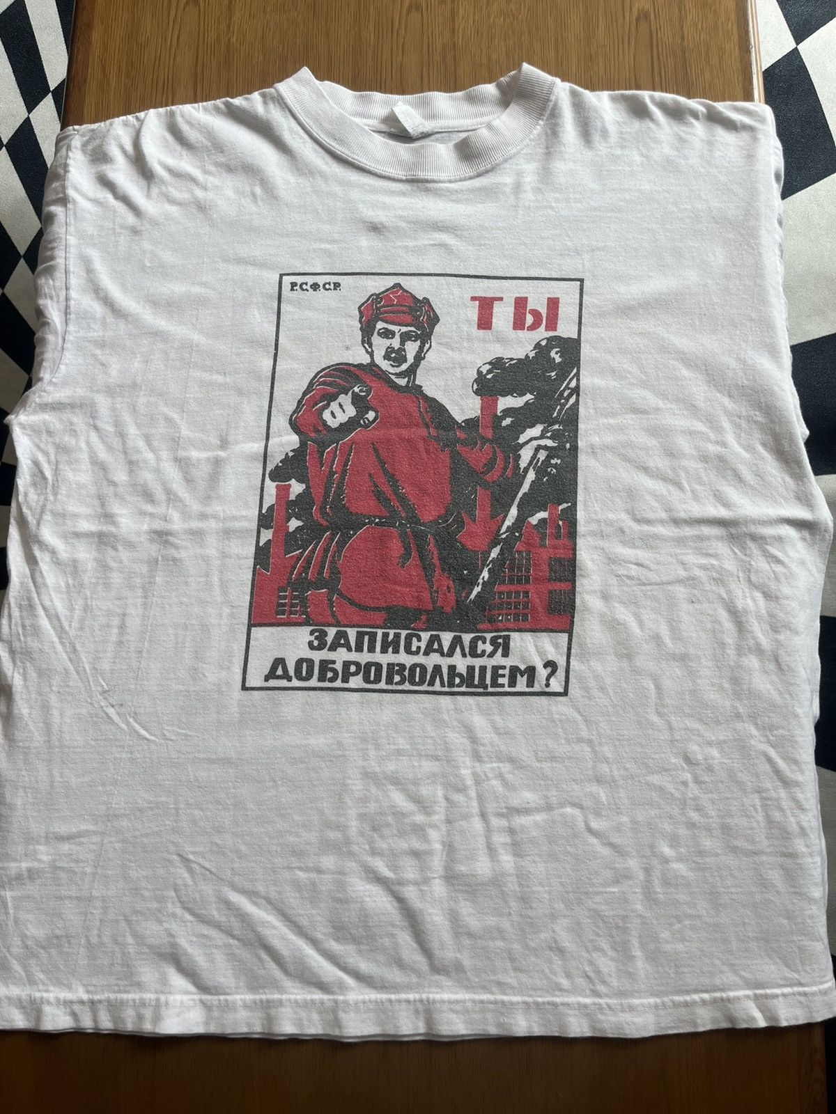 Cccp Vtg Cccp Singing Revolution 80s USSR Perestroika poster Size US XL / EU 56 / 4 - 4 Thumbnail