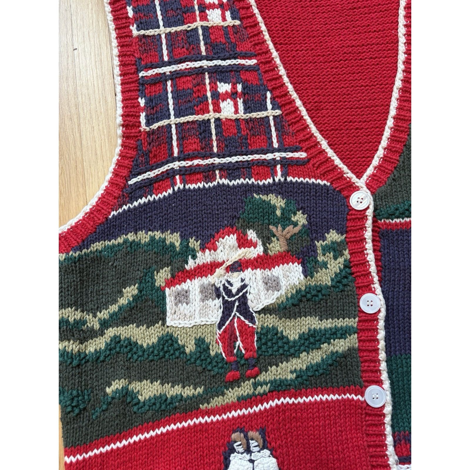 Pendleton Vintage Pendleton Women’s XL Cardigan Knit Sweater Vest Golf Size XL / US 12-14 / IT 48-50 - 2 Thumbnail