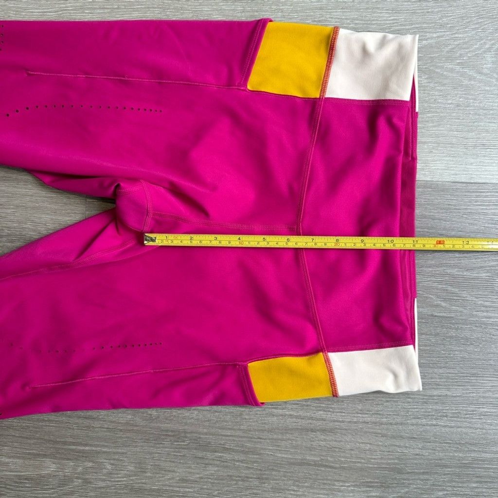 Brooks Brooks Method 7/8 Pink Leggings High-Rise Stretchy Fit Size 30" / US 8 / IT 44 - 12 Thumbnail