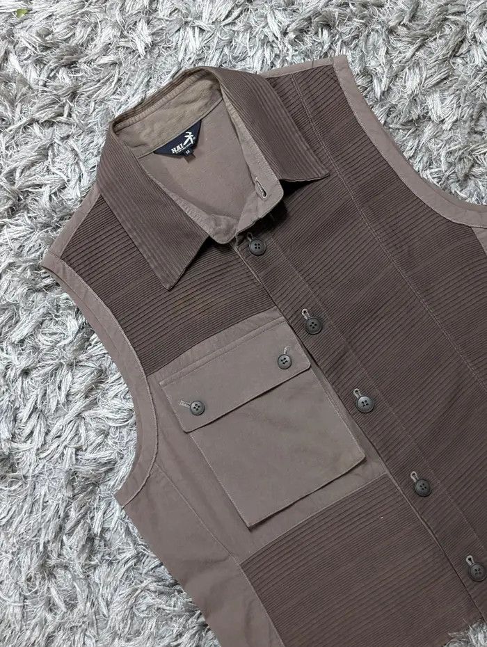Hai Sporting Gear × Issey Miyake Vintage 80s Issey Miyake Hai Sporting Gear Patch Vest Jacket Size US M / EU 48-50 / 2 - 7 Thumbnail