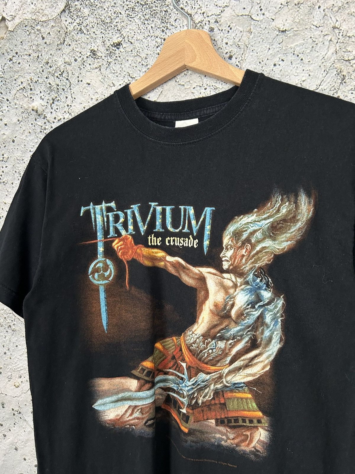 Band Tees Vintage Trivium The Crusade Rock Band Tee Graphic Rare Y2K Size US S / EU 44-46 / 1 - 3 Thumbnail