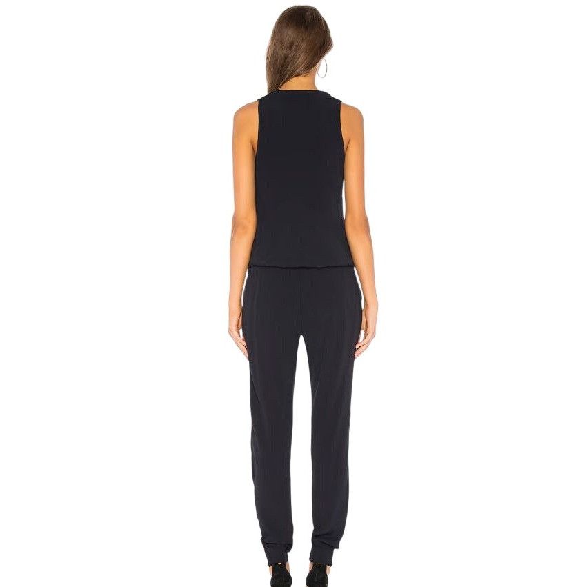 MONROW Monrow Neptune Crepe Jumpsuit Size 26" / US 2 / IT 38 - 3 Thumbnail