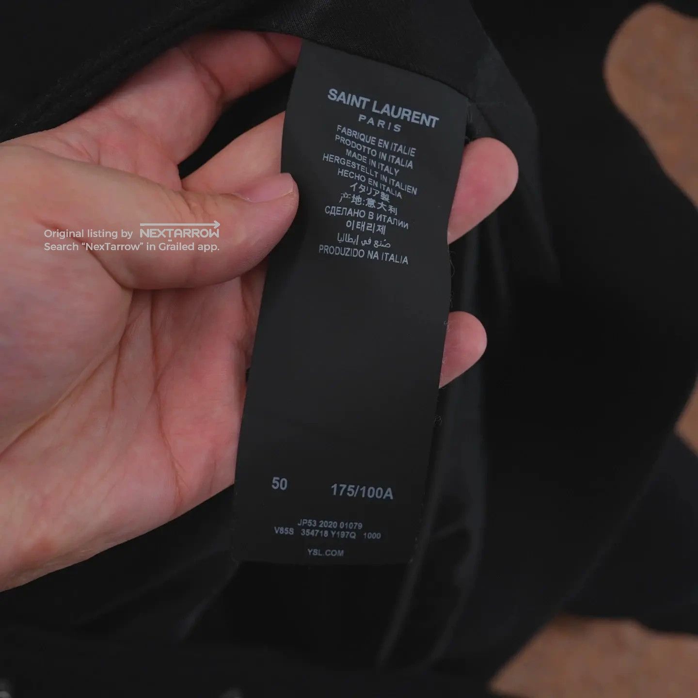 Saint Laurent Paris Saint Laurent Slp Black Samurai Baseball Jacket 50 Size US M / EU 48-50 / 2 - 3 Thumbnail