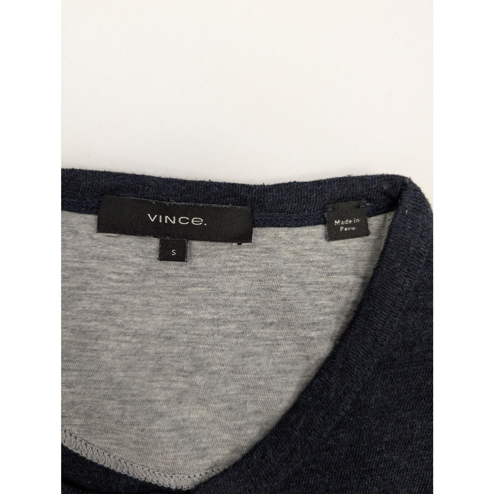 Vince o1rshd1 CC20 Henley T-Shirt in Blue Size US S / EU 44-46 / 1 - 13 Thumbnail