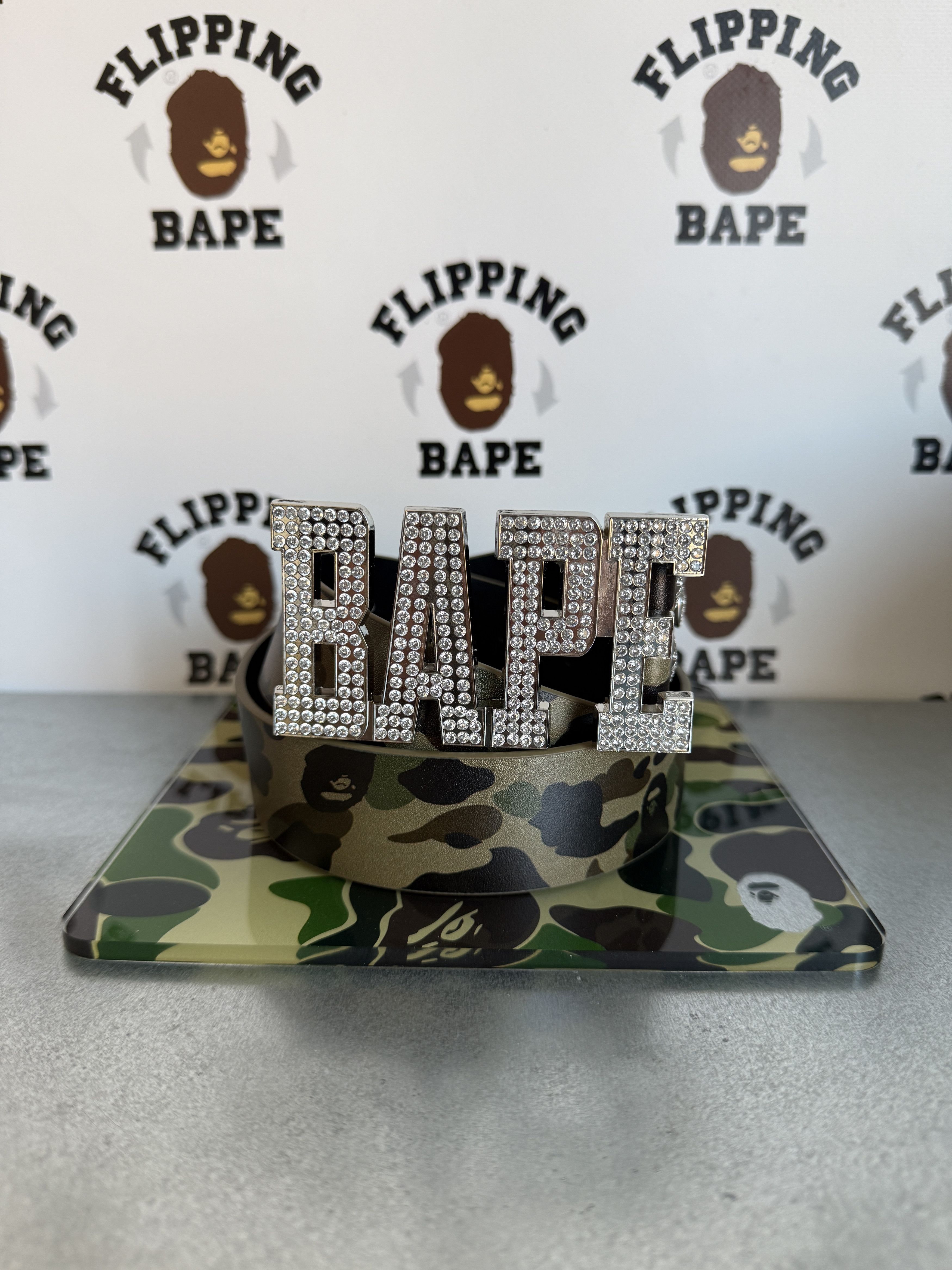 Bape BAPE 1ST CAMO BAPE LEATHER BELT (L/36) Size 36 - 1 Thumbnail
