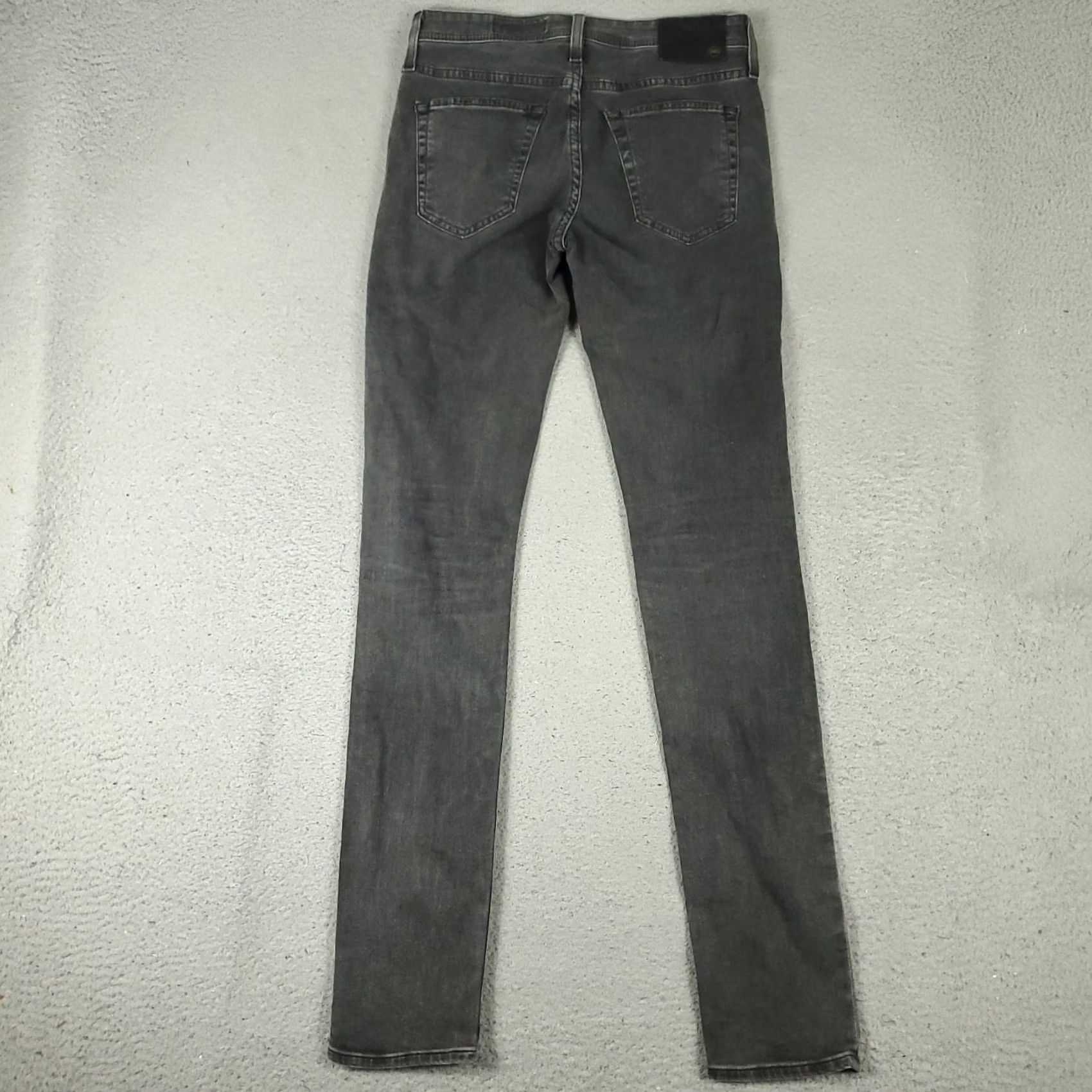 Vintage AG Adriano Goldschmied Jeans Mens 30x34 Gray The Stockton Skinny Size US 30 / EU 46 - 7 Thumbnail