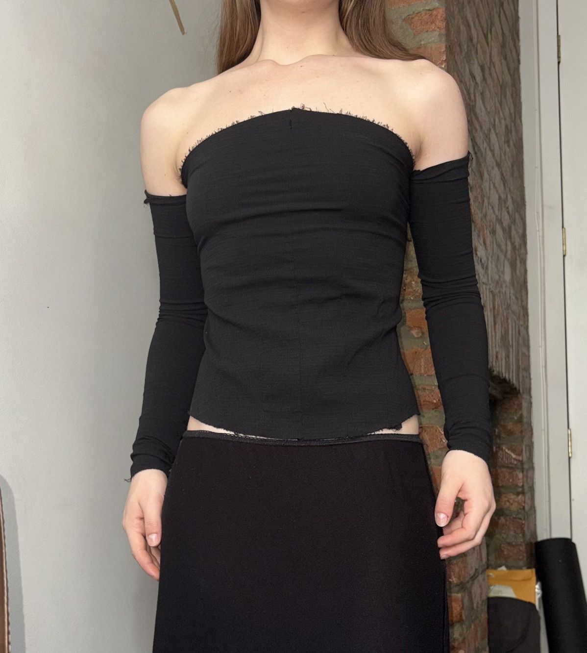 Marc Le Bihan Marc le bihan off the shoulder crinkle top. Size S / US 4 / IT 40 - 3 Thumbnail
