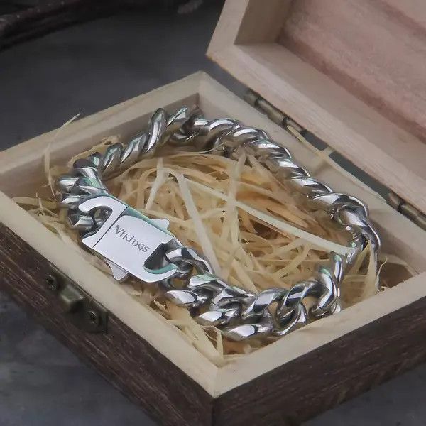 Other 21 Cm Punk Curb Cuban Link Chain Bracelets Size ONE SIZE - 1 Thumbnail
