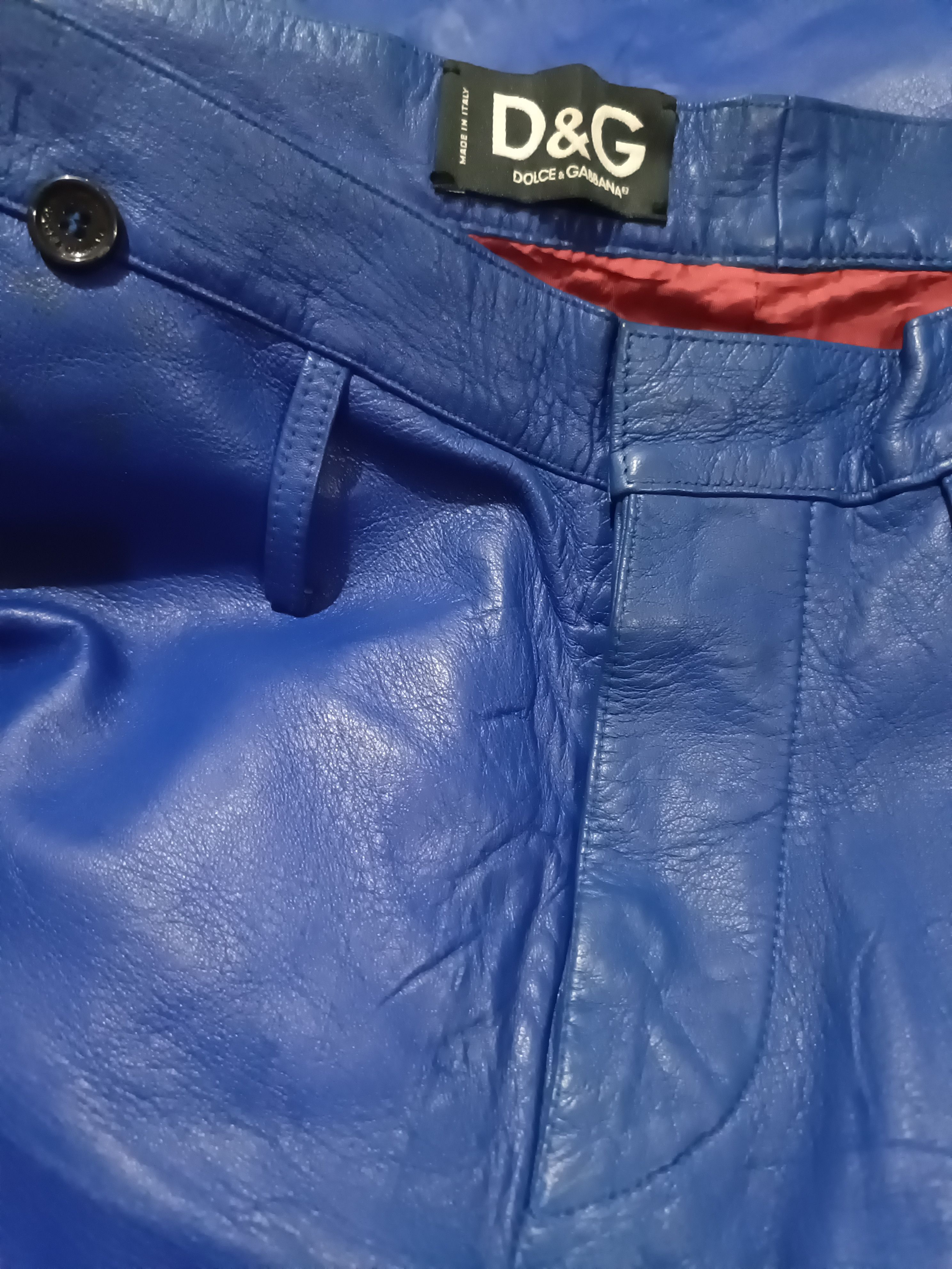 Dolce & Gabbana ✨Gorgeous Commando Detachable Leather Rider Cargo Pants Size US 34 / EU 50 - 8 Thumbnail