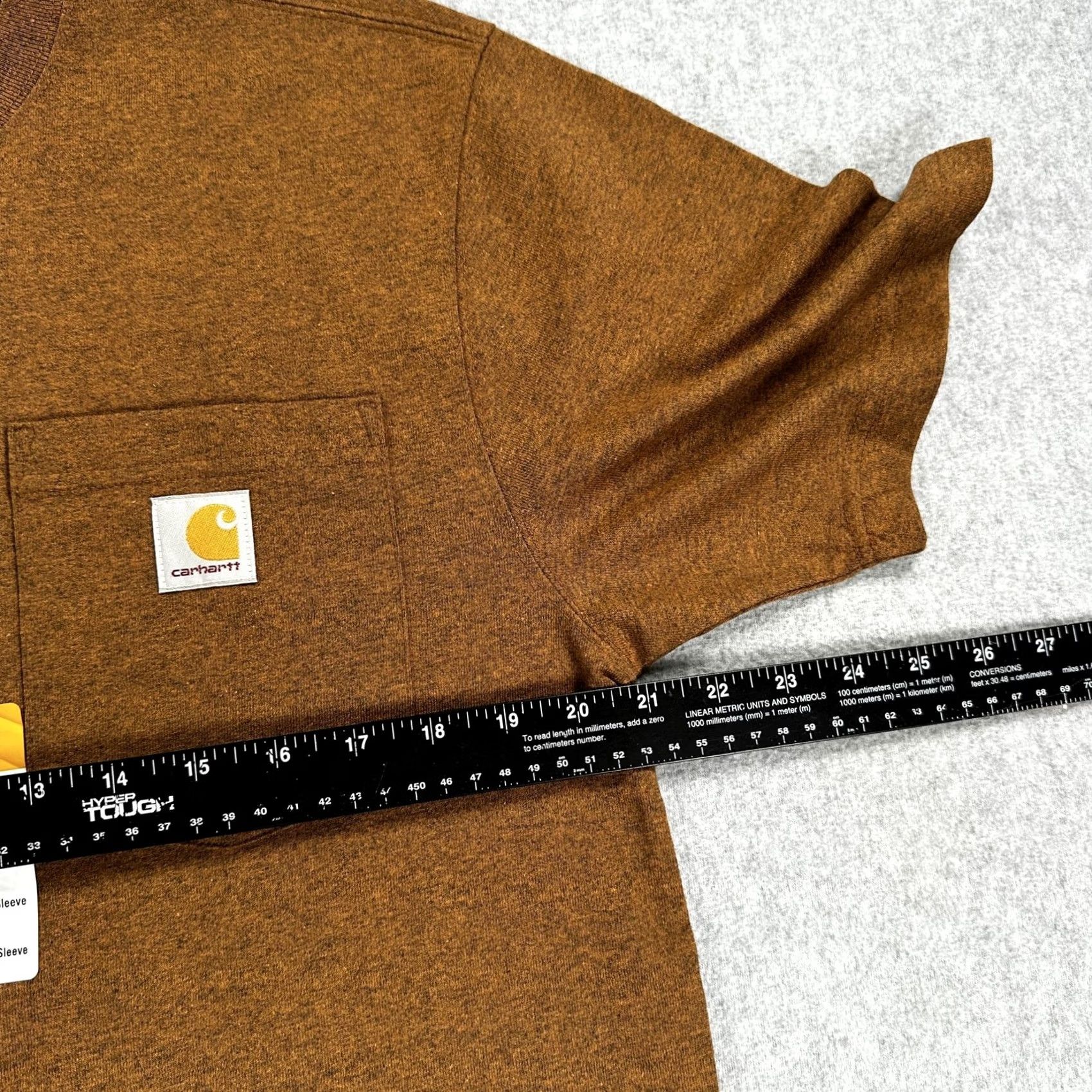 Carhartt Carhartt Shirt Mens S Brown Short Sleeve Pocket Loose Fit Workwear K87 Size US S / EU 44-46 / 1 - 4 Thumbnail