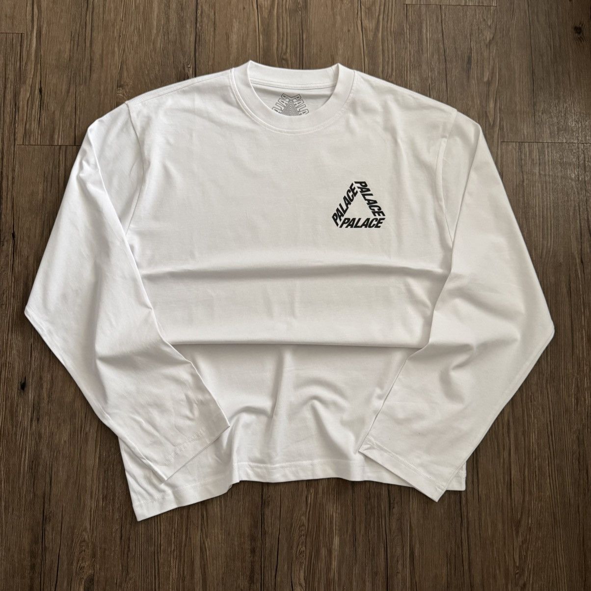 Palace Palace P3 White Long Sleeve T-shirt | Grailed