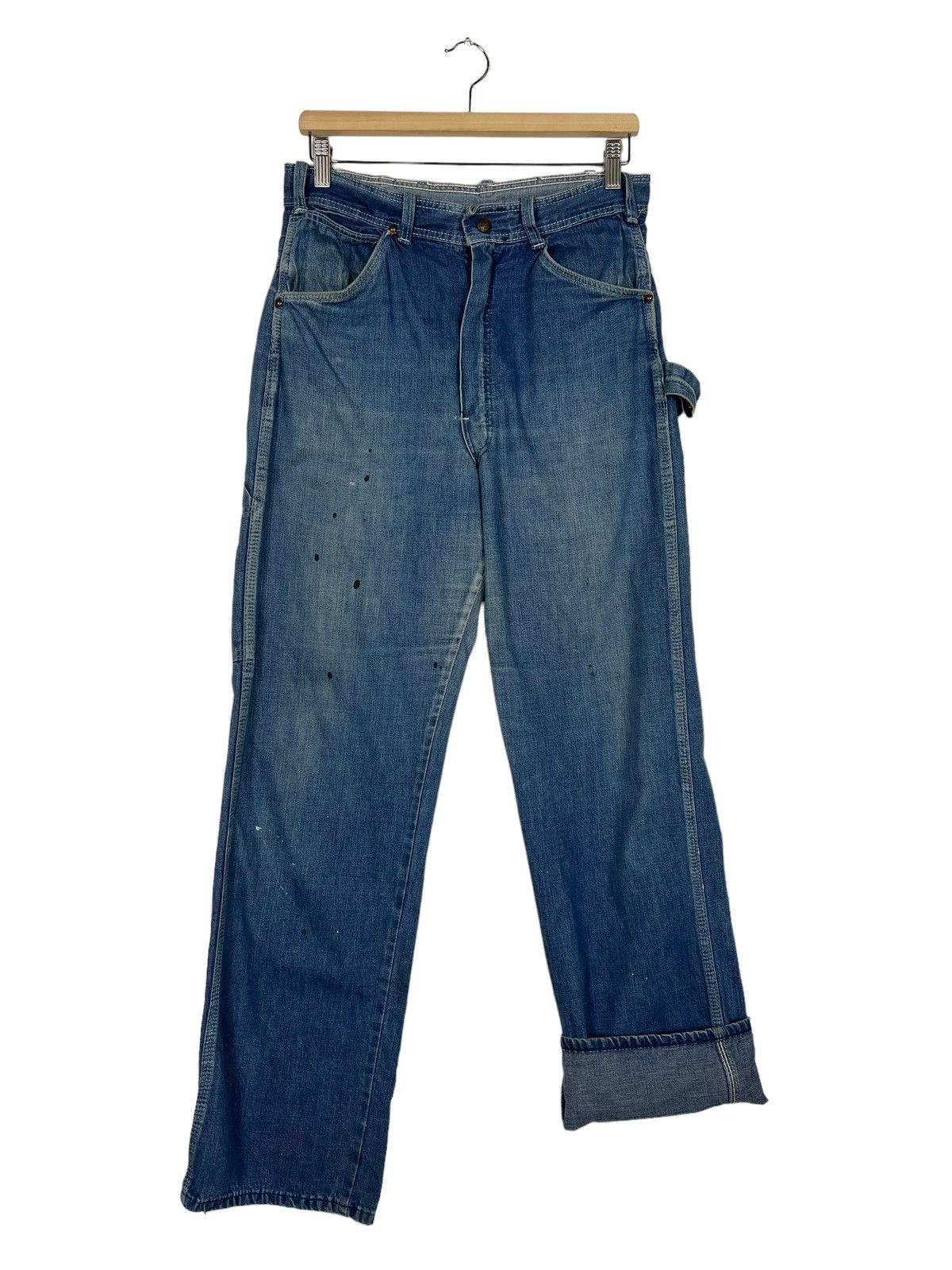 Nepenthes 🔥 CARPANTER DUNGAREES PANT MADE IN USA Size US 32 / EU 48 - 8 Thumbnail