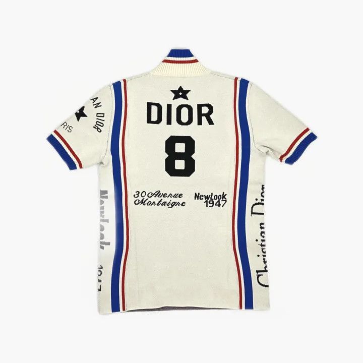 Other Dior SS22 Striped Logo Short Sleeve Knit Top 0079-2507 Size S / US 4 / IT 40 - 3 Thumbnail