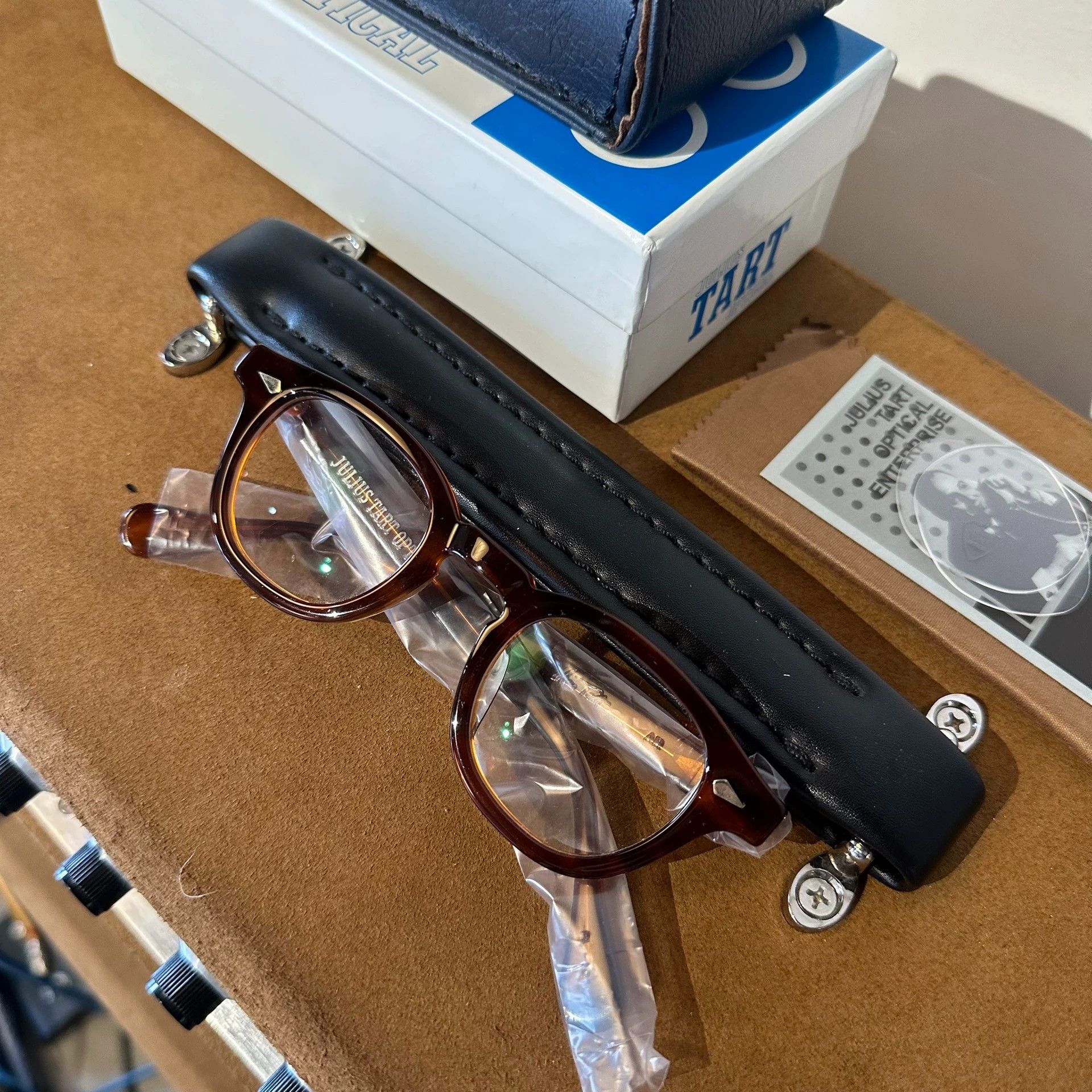 Julius JULIUS TART OPTICAL tortoiseshell eyeglasses new Size ONE SIZE - 5 Thumbnail
