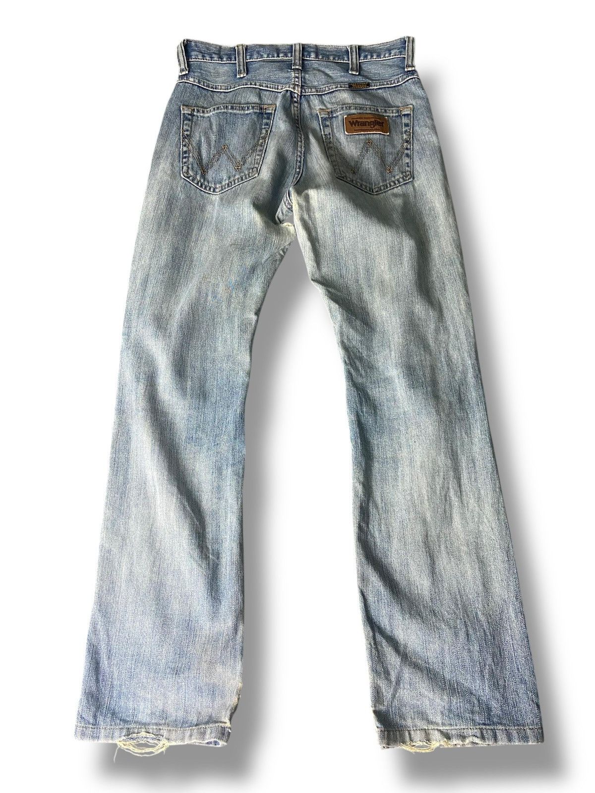 Wrangler Vintage WRANGLER Ripped Denim Jeans (143) Size US 29 - 2 Thumbnail