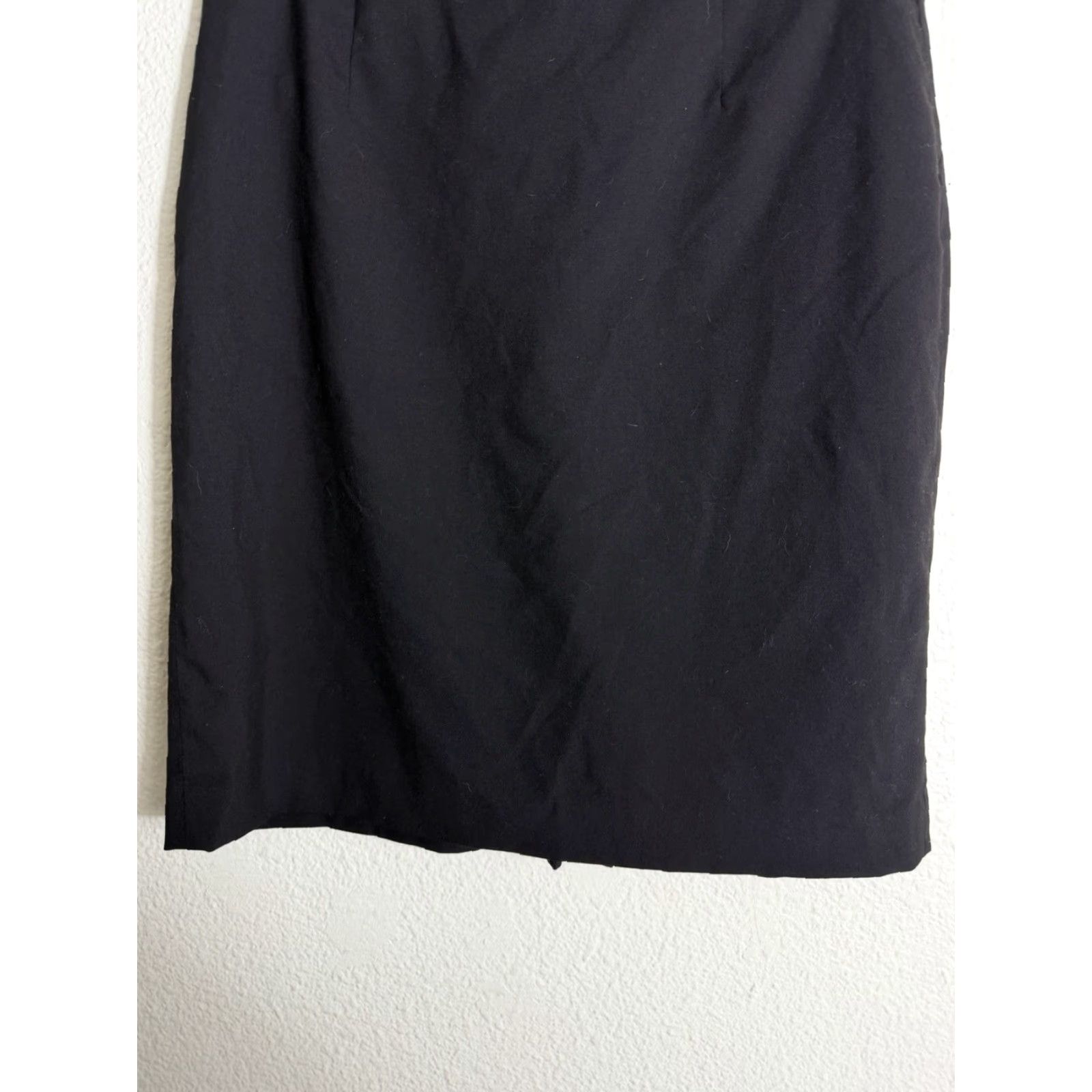 Banana Republic Banana Republic Skirt Women 8 Black Polyester Knee Length Straight Pencil 30x21 Regular Mens Womens Girls Size 30" / US 8 / IT 44 - 4 Thumbnail