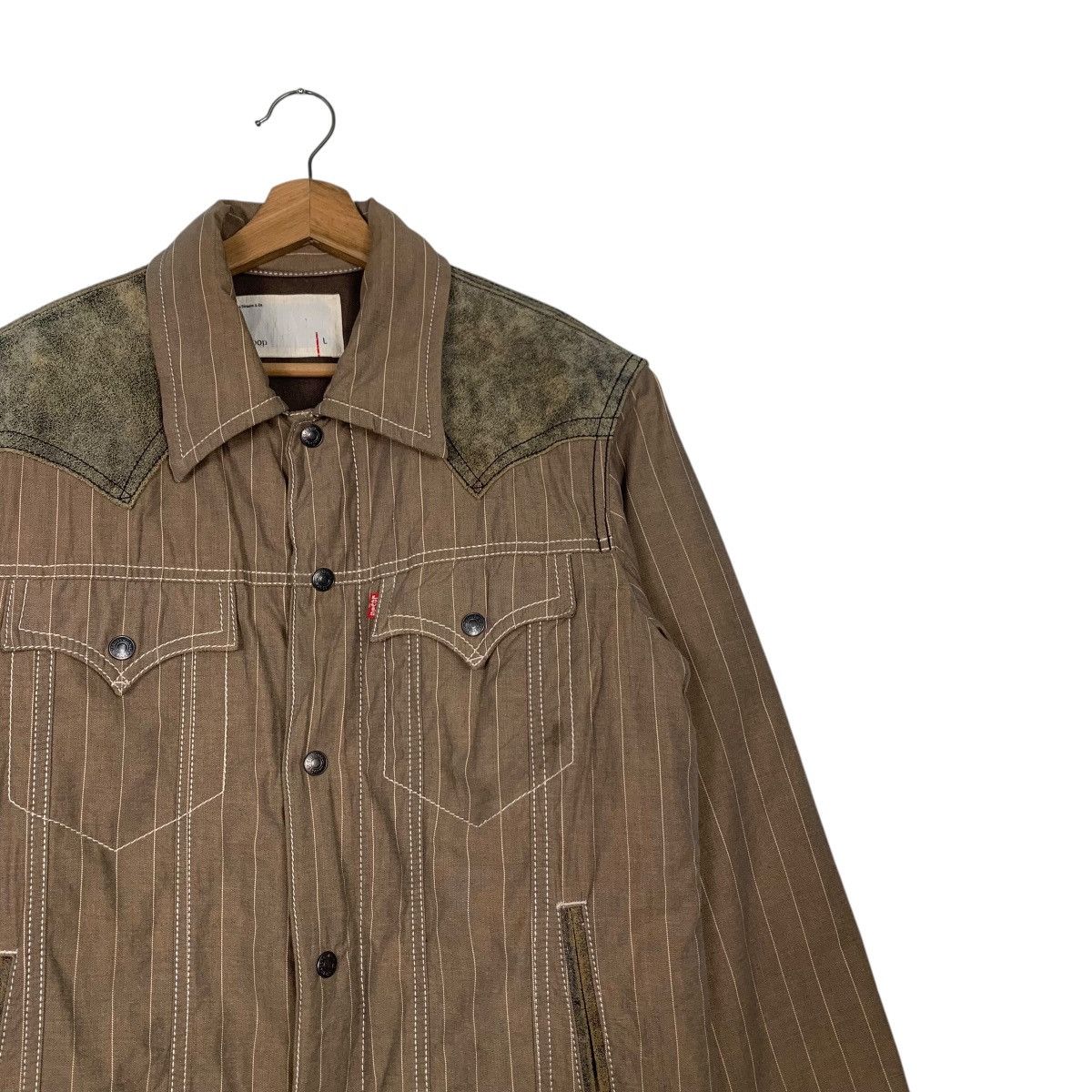 Levi's LEVIS REDLOOP 4 Pocket Striped Western Jacket #2517-C114 Size US L / EU 52-54 / 3 - 5 Thumbnail
