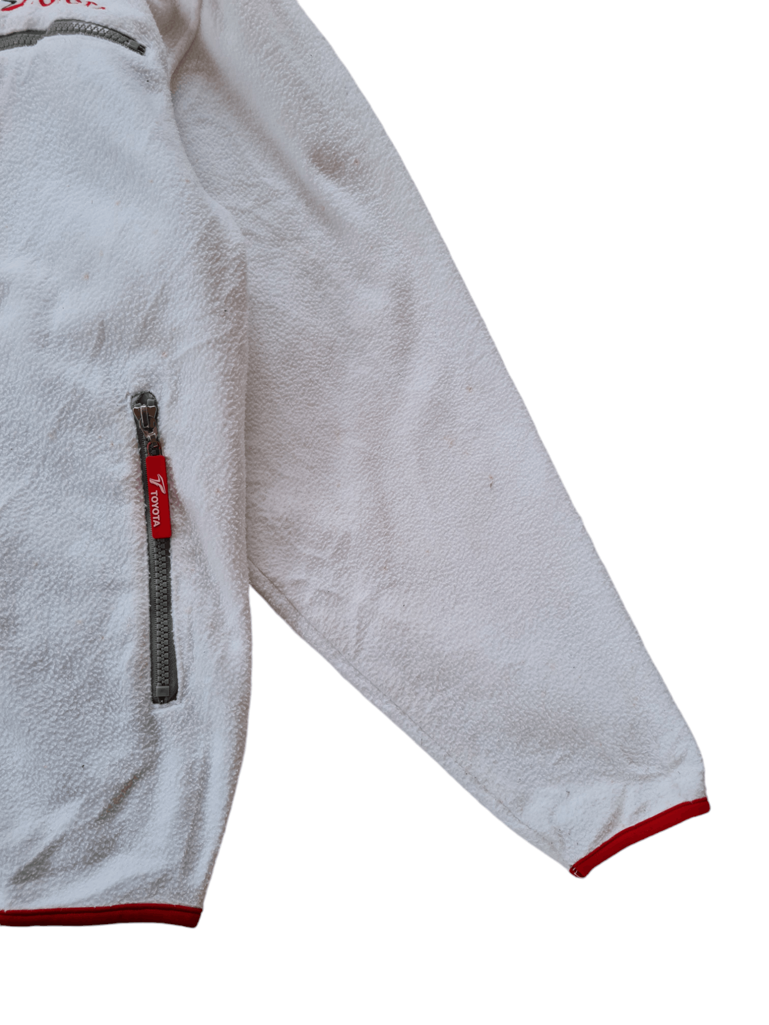 Japanese Brand × Vintage Vintage Toyota Fleece Jacket Zipper Size US L / EU 52-54 / 3 - 5 Thumbnail