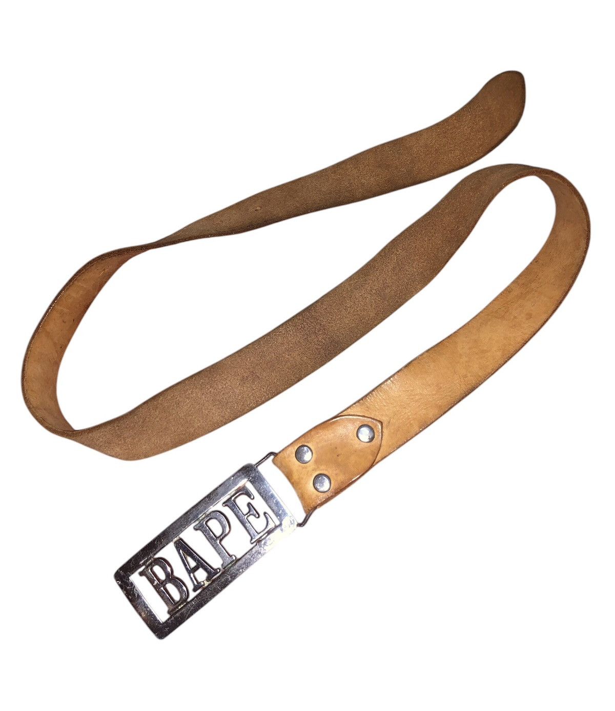 Bape VINTAGE LEATHER BAPE BY A BATHING APE (UNISEX) Size 30 - 11 Thumbnail
