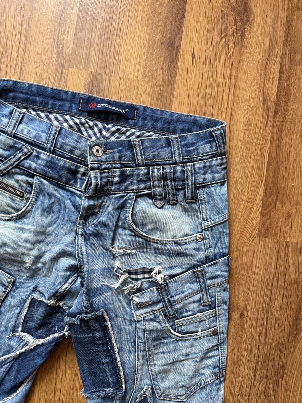 Japanese Brand LGB Style Reworked Denim Size US 31 - 3 Thumbnail
