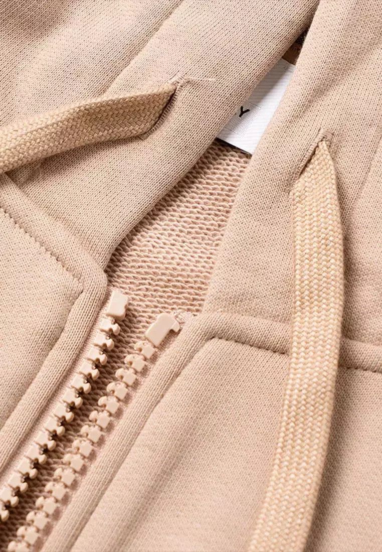 Burberry o1w1db10326 Logo Zip Hoodie in Beige Size US XS / EU 42 / 0 - 3 Thumbnail