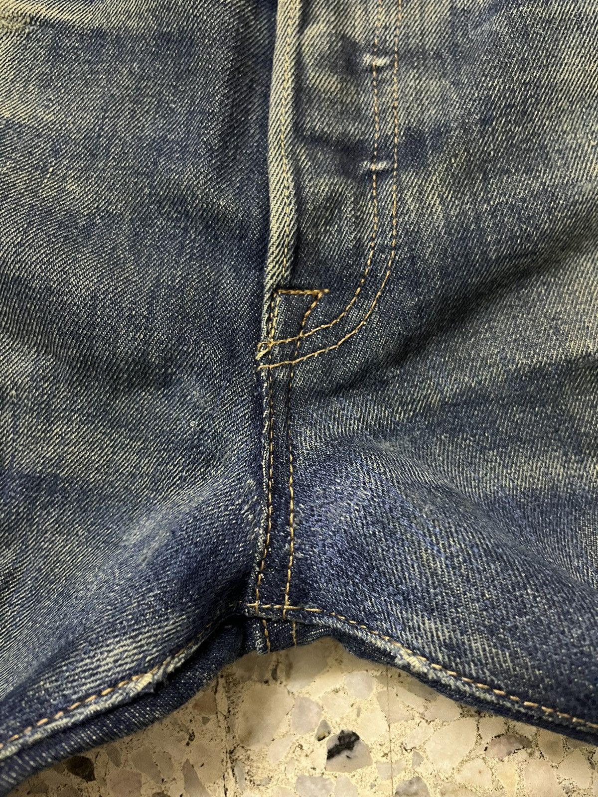 Levi's Distressed Levis 501 white oak cone denim Size US 36 / EU 52 - 15 Thumbnail