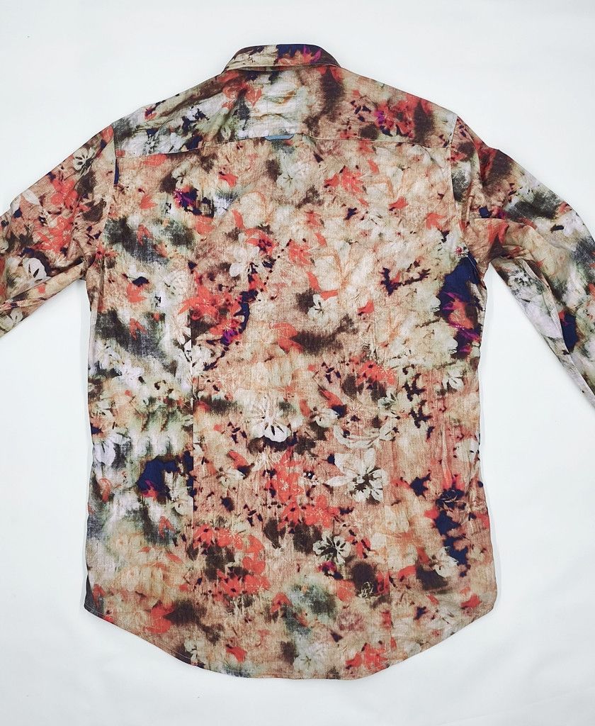 Hugo Boss HUGO BOSS orange flower abstract graphic Size US M / EU 48-50 / 2 - 7 Thumbnail
