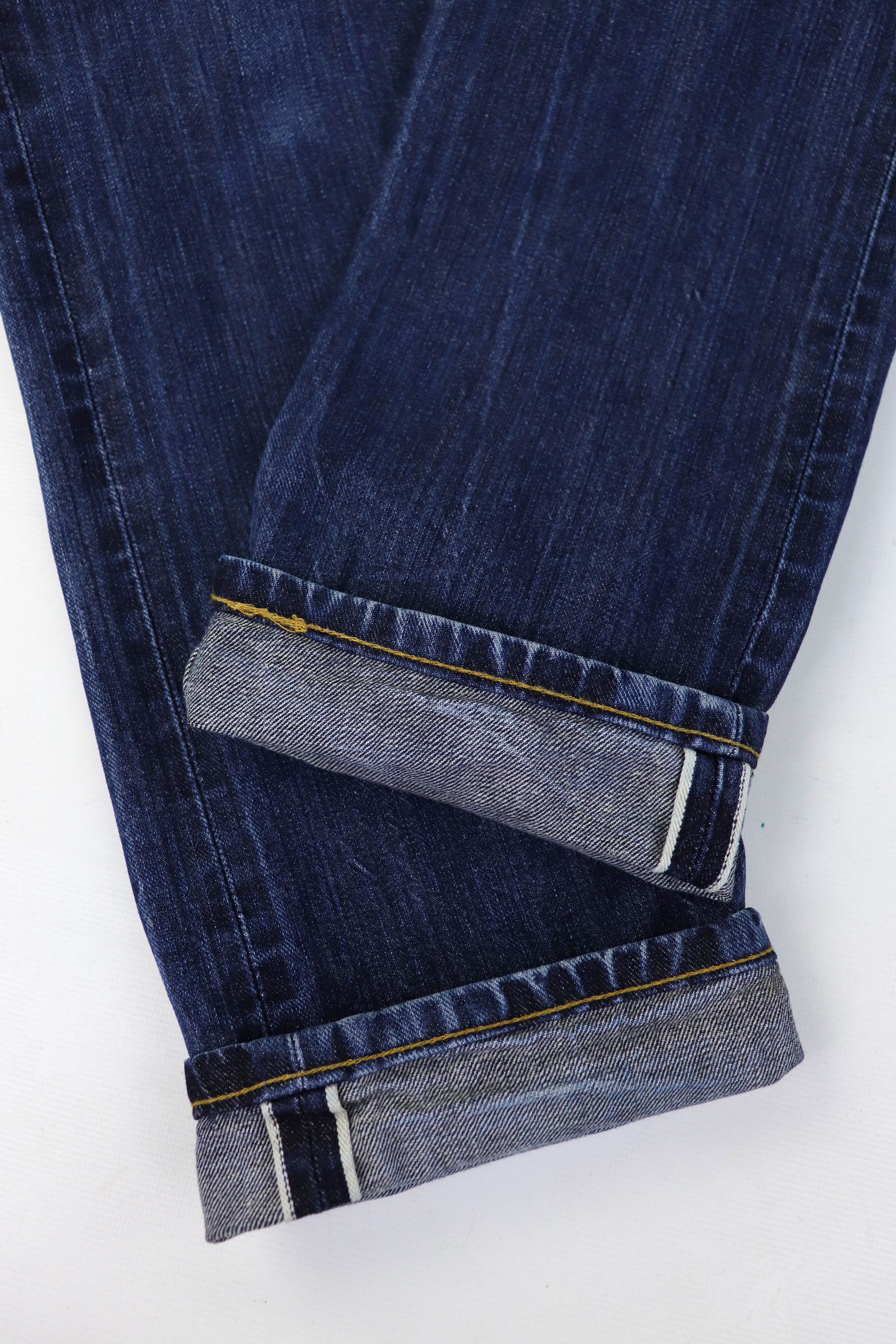 Naked & Famous Naked & Famous Left Hand Twill Selvedge Indigo Denim Jeans Size US 30 / EU 46 - 9 Thumbnail