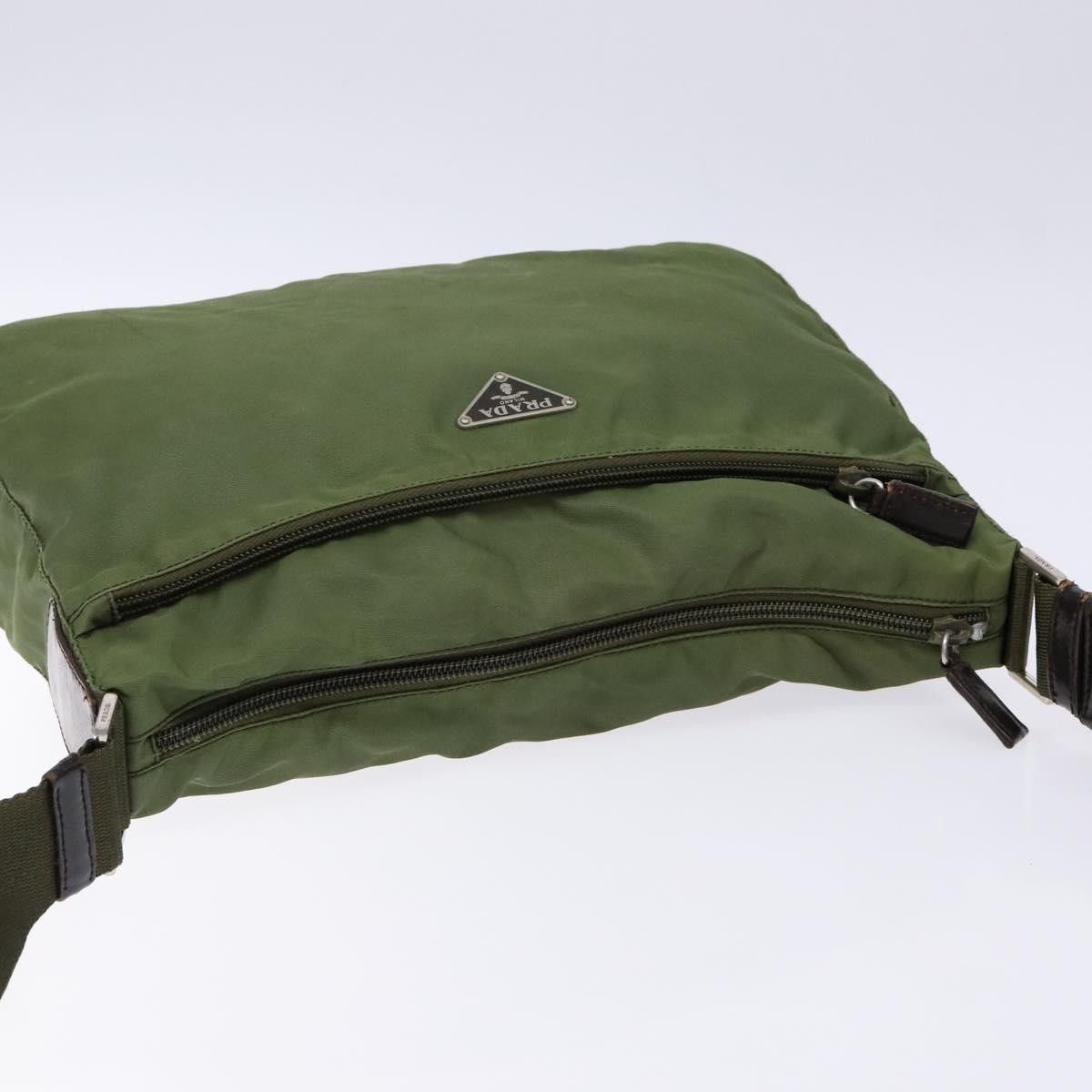 Prada PRADA Shoulder Bag Nylon Khaki Silver Size ONE SIZE - 6 Thumbnail