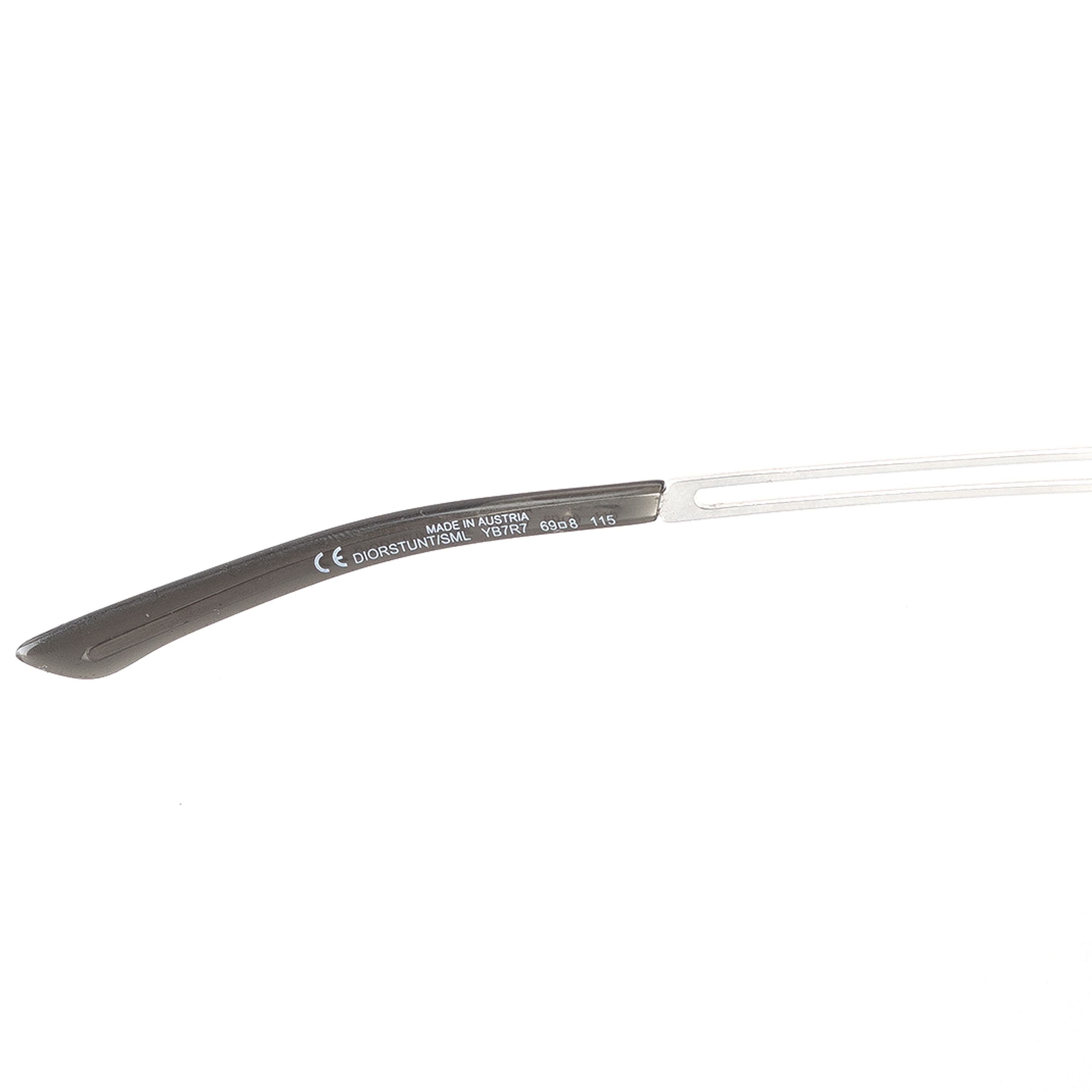 Dior Christian Dior "DIORSTUNT/SML" YB7R7 Dark Sunglasses Size ONE SIZE - 6 Thumbnail