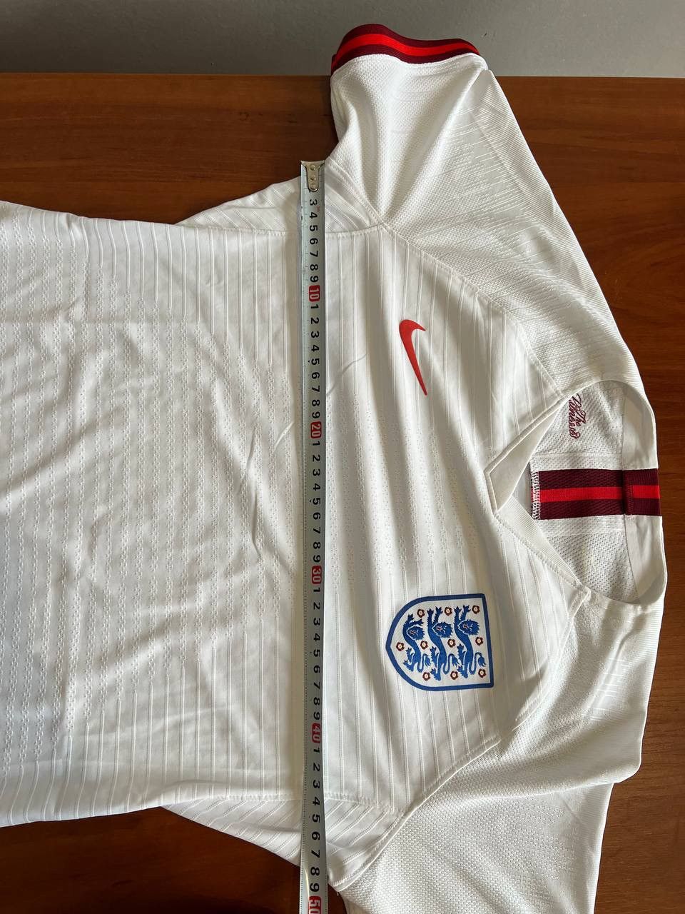 Nike 2019 ENGLAND TEAM PLAYER ISSUED HOME SOCCER JERSEY WOMEN SzM Size M / US 6-8 / IT 42-44 - 15 Thumbnail