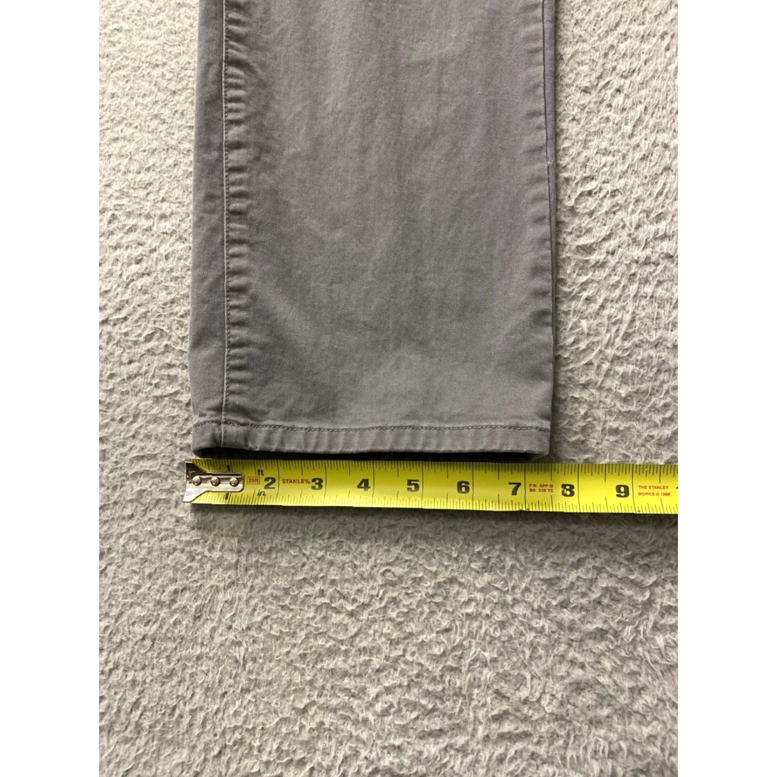 Bonobos Bonobos Chino Pants Mens 32x30 Gray Stretch Slim Fit Slash Pockets Size US 32 / EU 48 - 6 Thumbnail