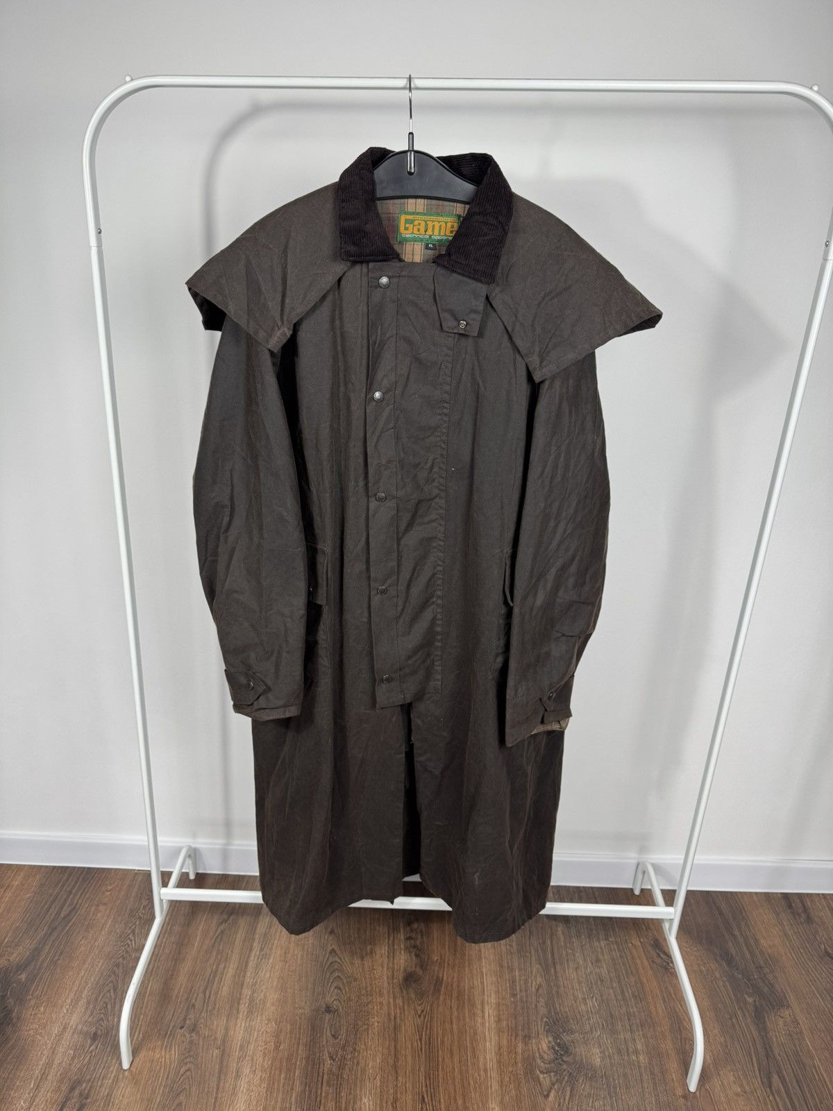 Other Vintage Game Waxed Coat Oilskin Jacket XL Brown Field Coat Size US XL / EU 56 / 4 - 1 Thumbnail