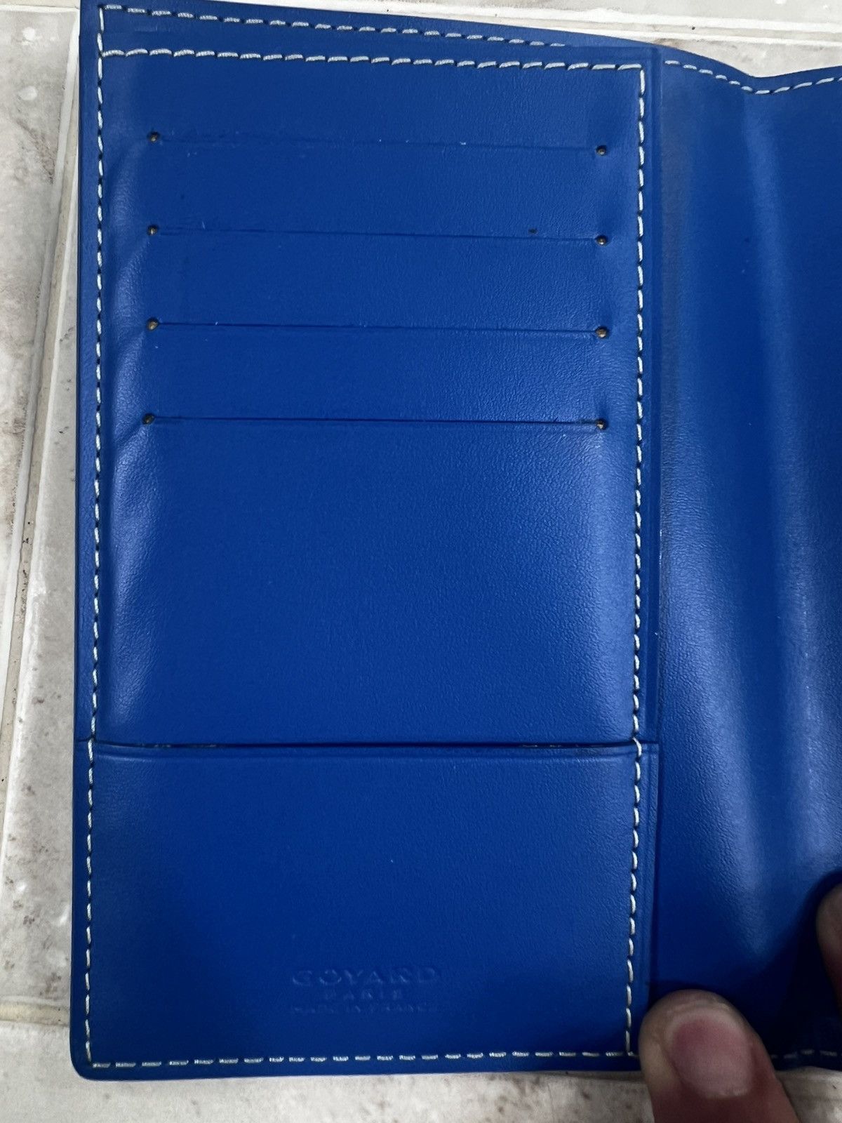 Goyard Goyard Grenelle Passport Cover Sky Blue Size ONE SIZE - 22 Thumbnail