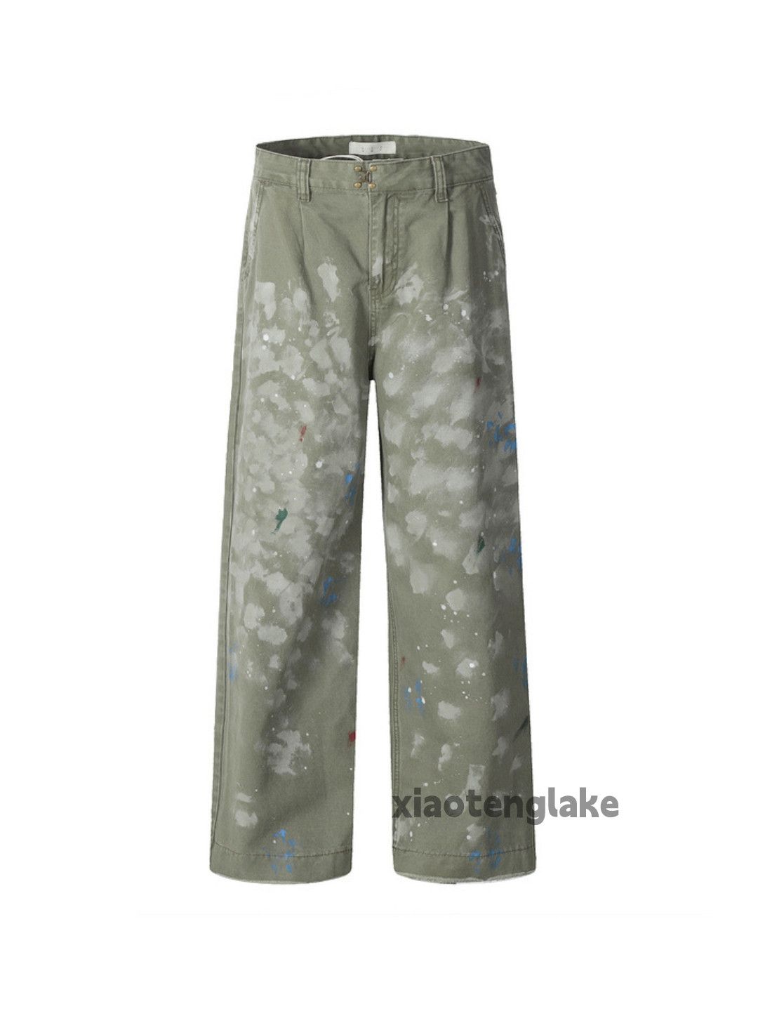 Designer × Japanese Brand × Vintage washed faded loose outdoor work carpenter paint pants Size US 26 / EU 42 - 3 Thumbnail