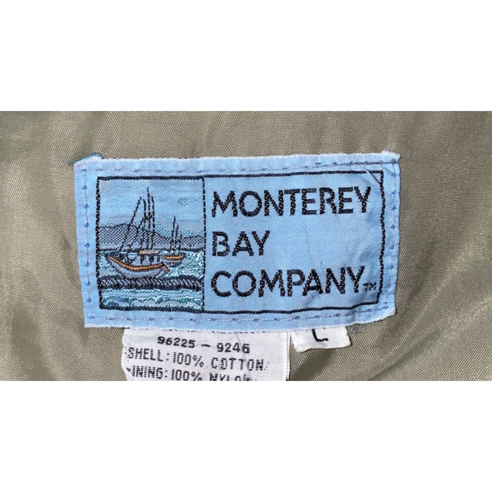 Vintage VINTAGE Monterey Bay Clothing Company Mens Beige Cotton Full Zip Vest Size L Size US L / EU 52-54 / 3 - 6 Thumbnail