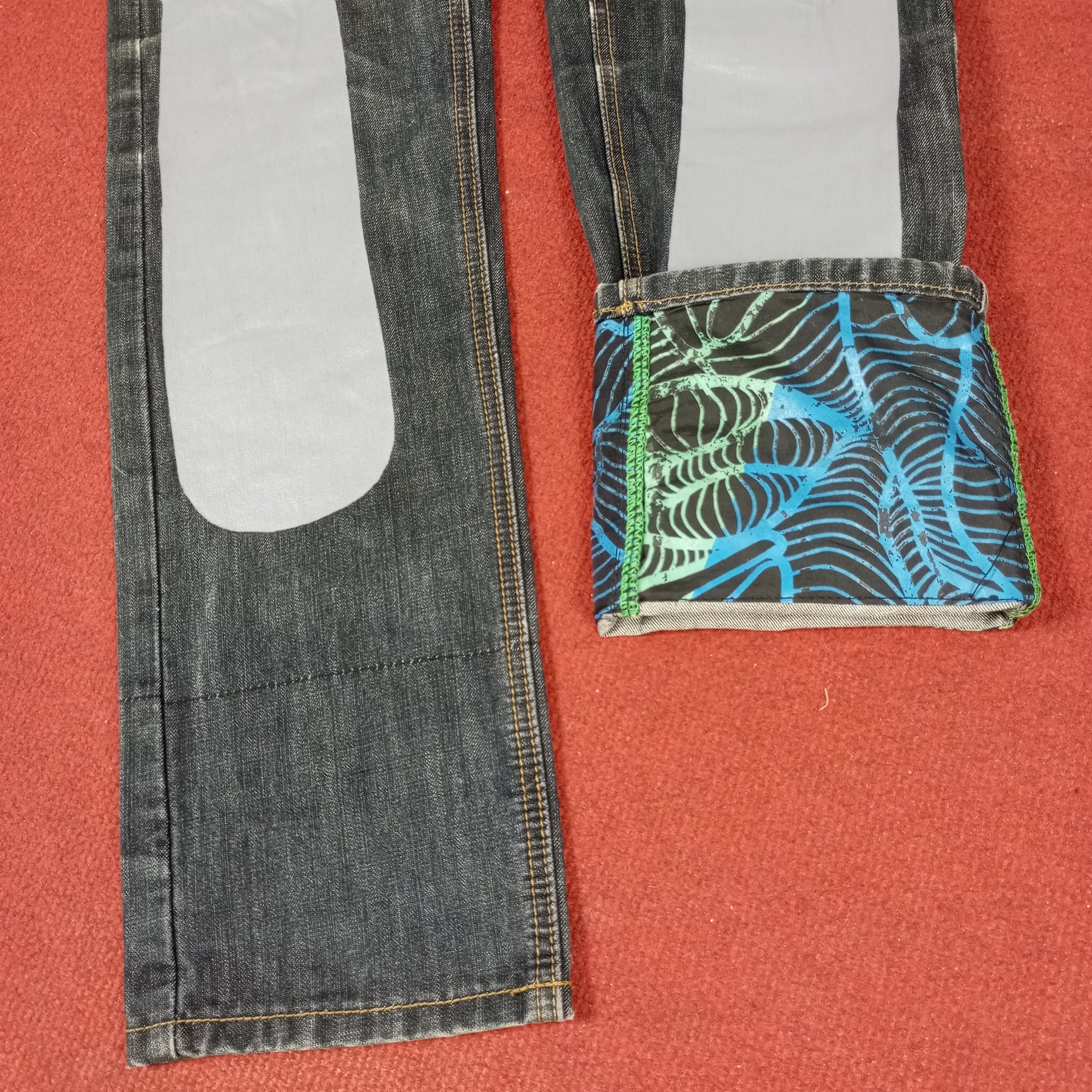 Japanese Brand Evisu Dragon Design Streetwear Custom Daicock Style Jeans Size US 31 - 7 Thumbnail
