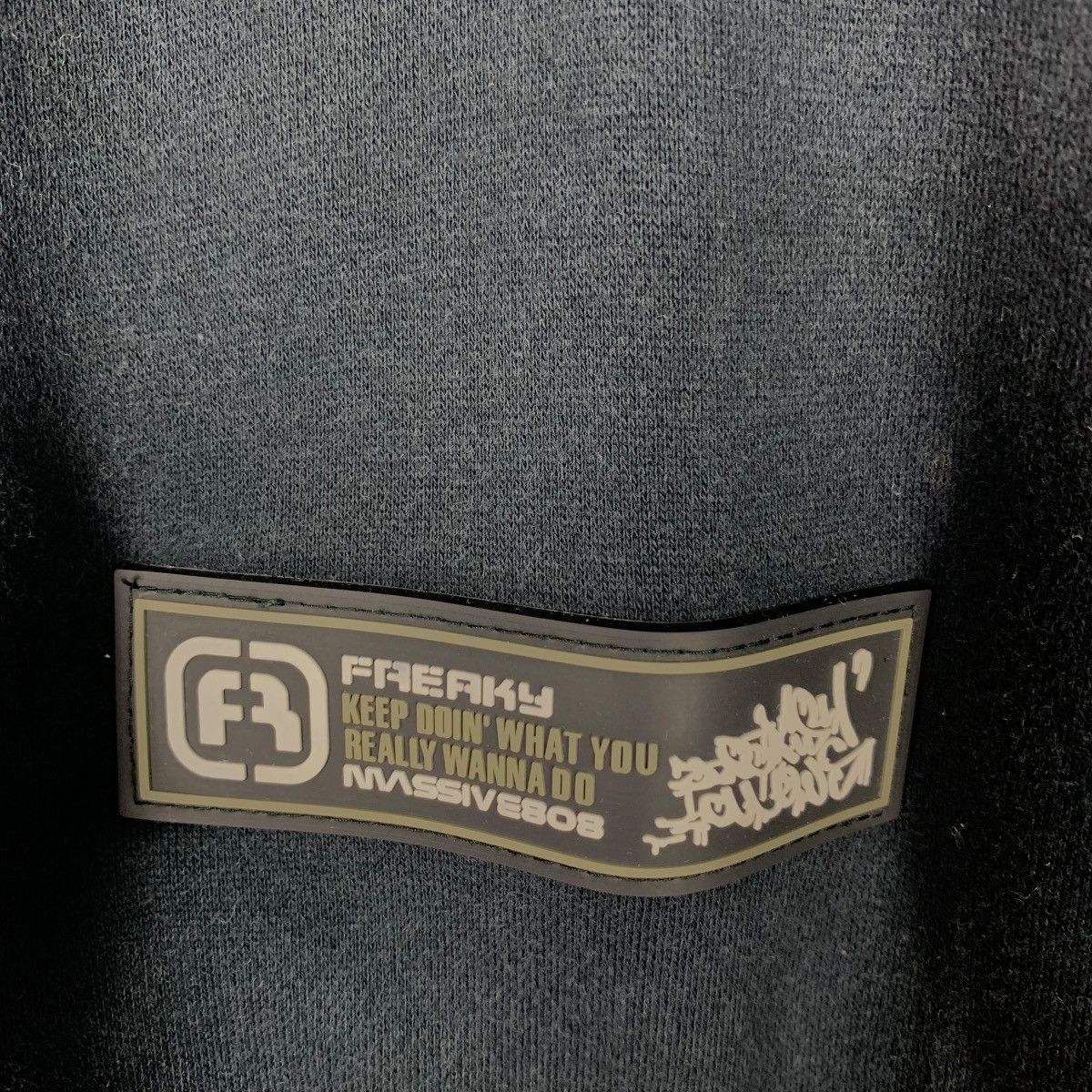 Japanese Brand FREAKY Spellout Big Logo Varsity Jacket #2064-C90 Size US L / EU 52-54 / 3 - 16 Thumbnail