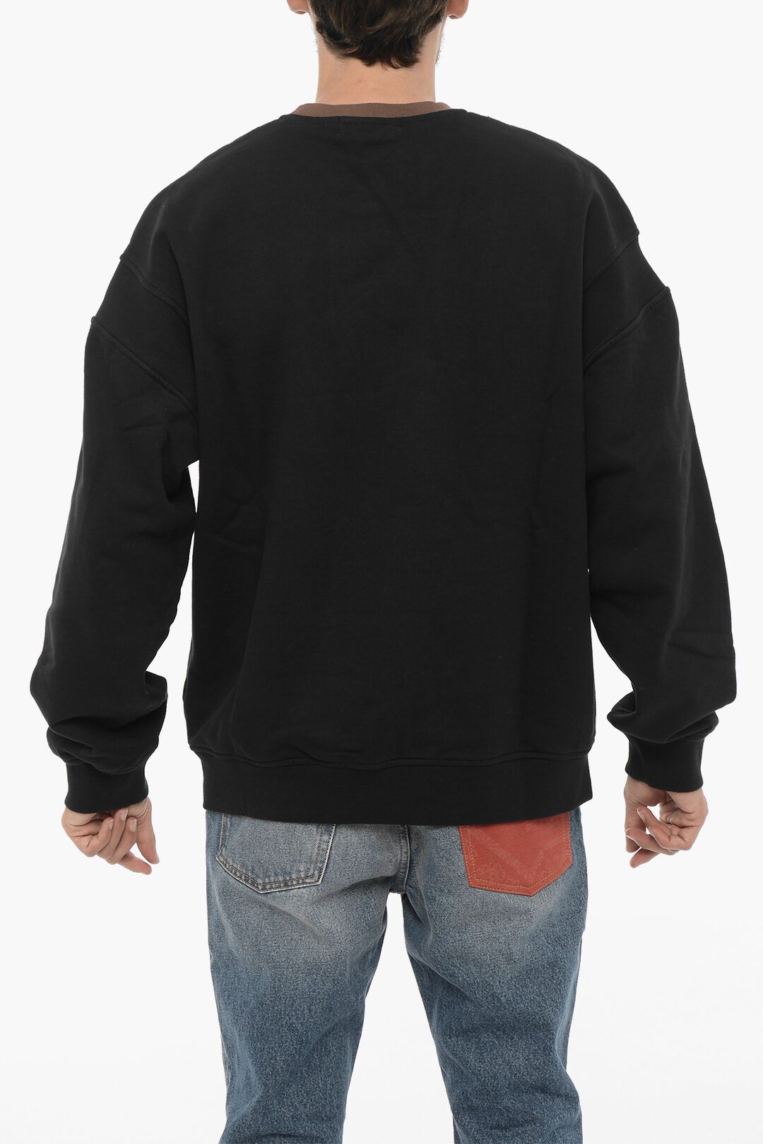 og1mm0925 Crewneck Sweatshirt in Brown/Black