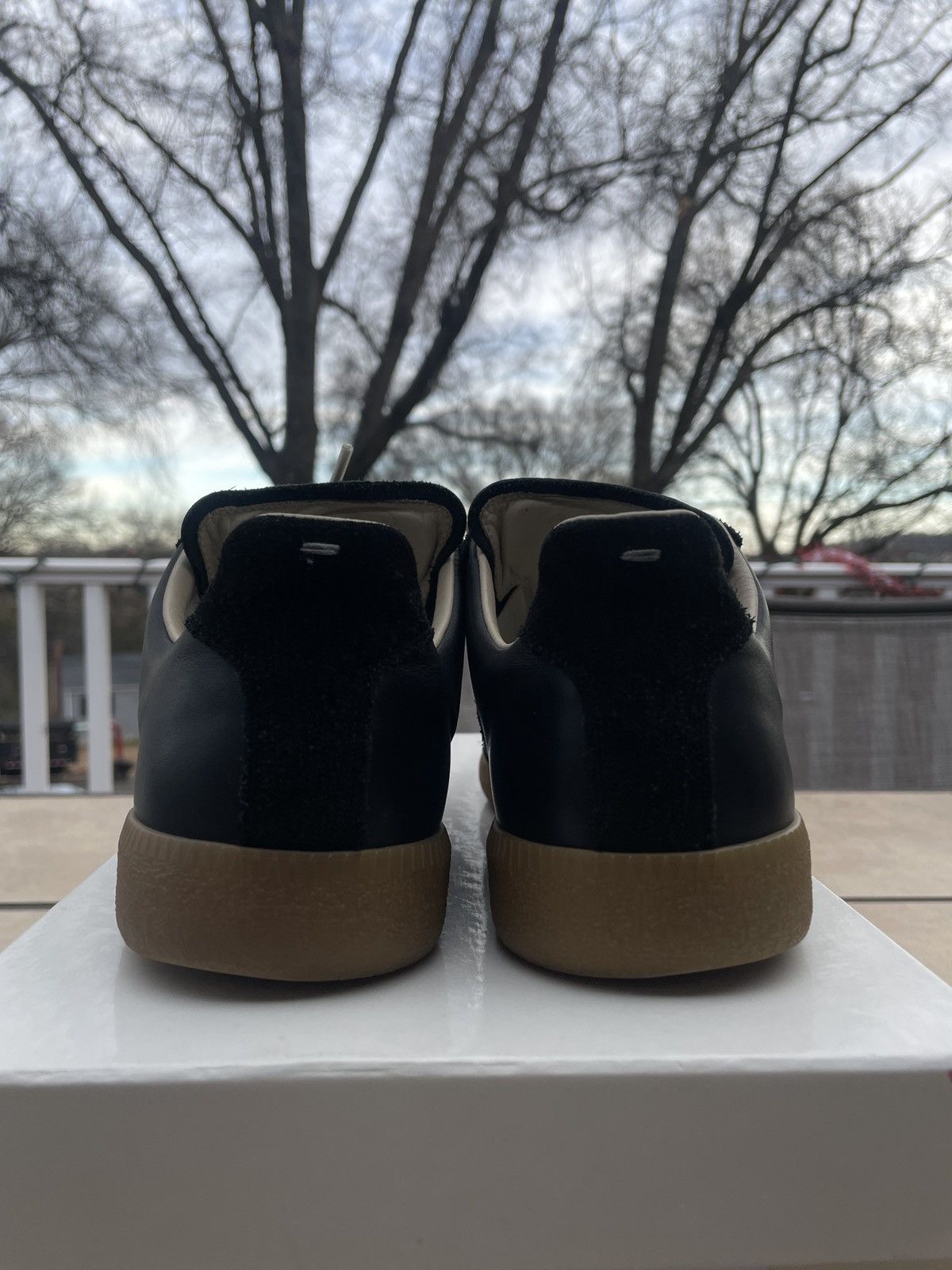 Maison Margiela Maison Margiela GAT Black Men 7/40 Low Top Italy Gum Size US 7 / EU 40 - 5 Thumbnail