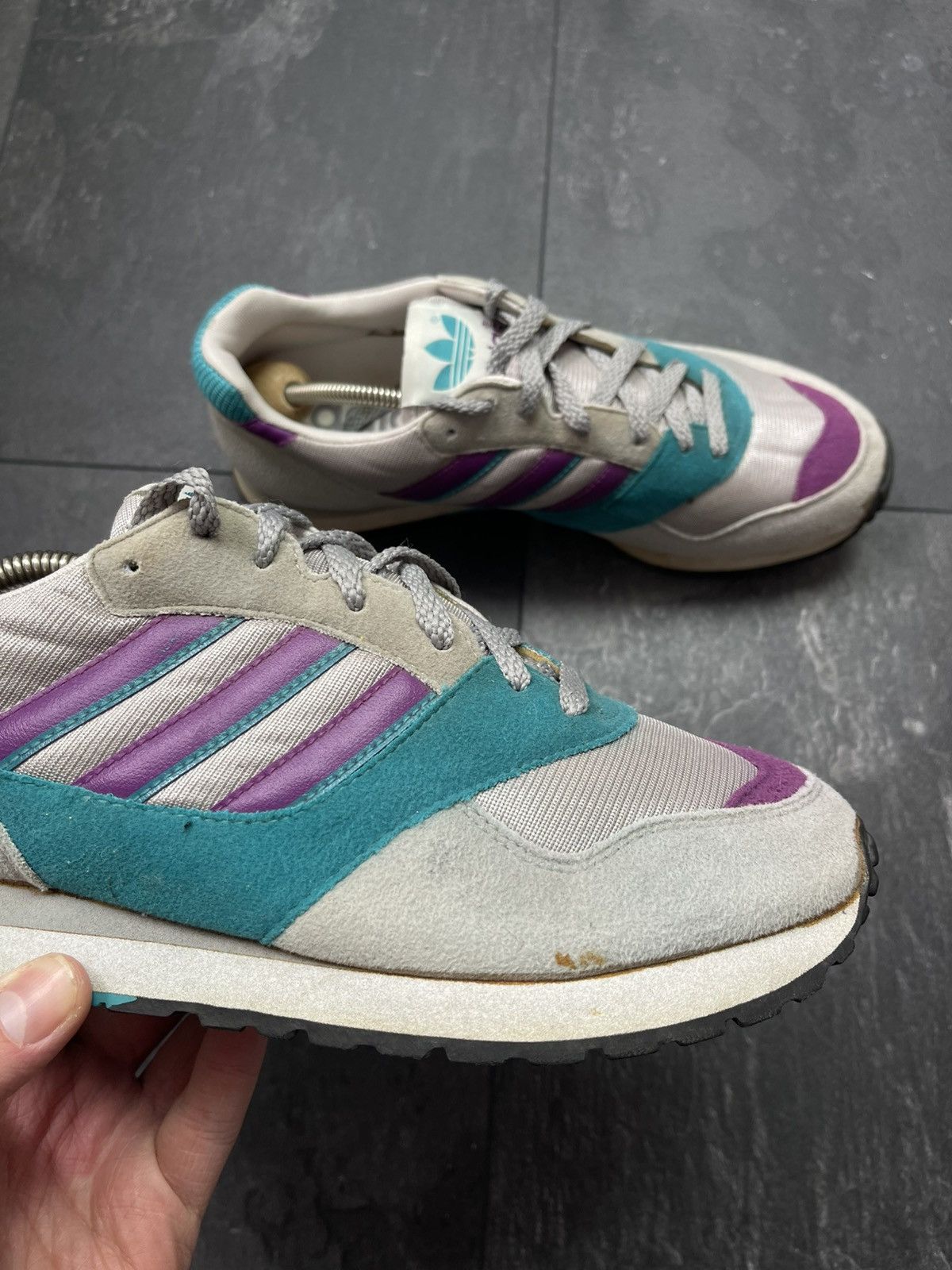 Adidas × Streetwear × Vintage Vintage 80’s Adidas Trainers Made in Philippines Size US 8 / EU 41 - 3 Thumbnail