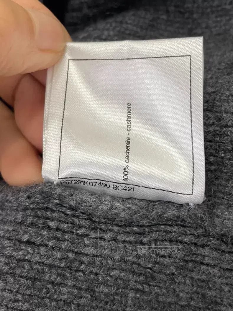 Chanel Chanel Gray coco letter printed tweed stitching ticed cash Size S / US 4 / IT 40 - 7 Thumbnail
