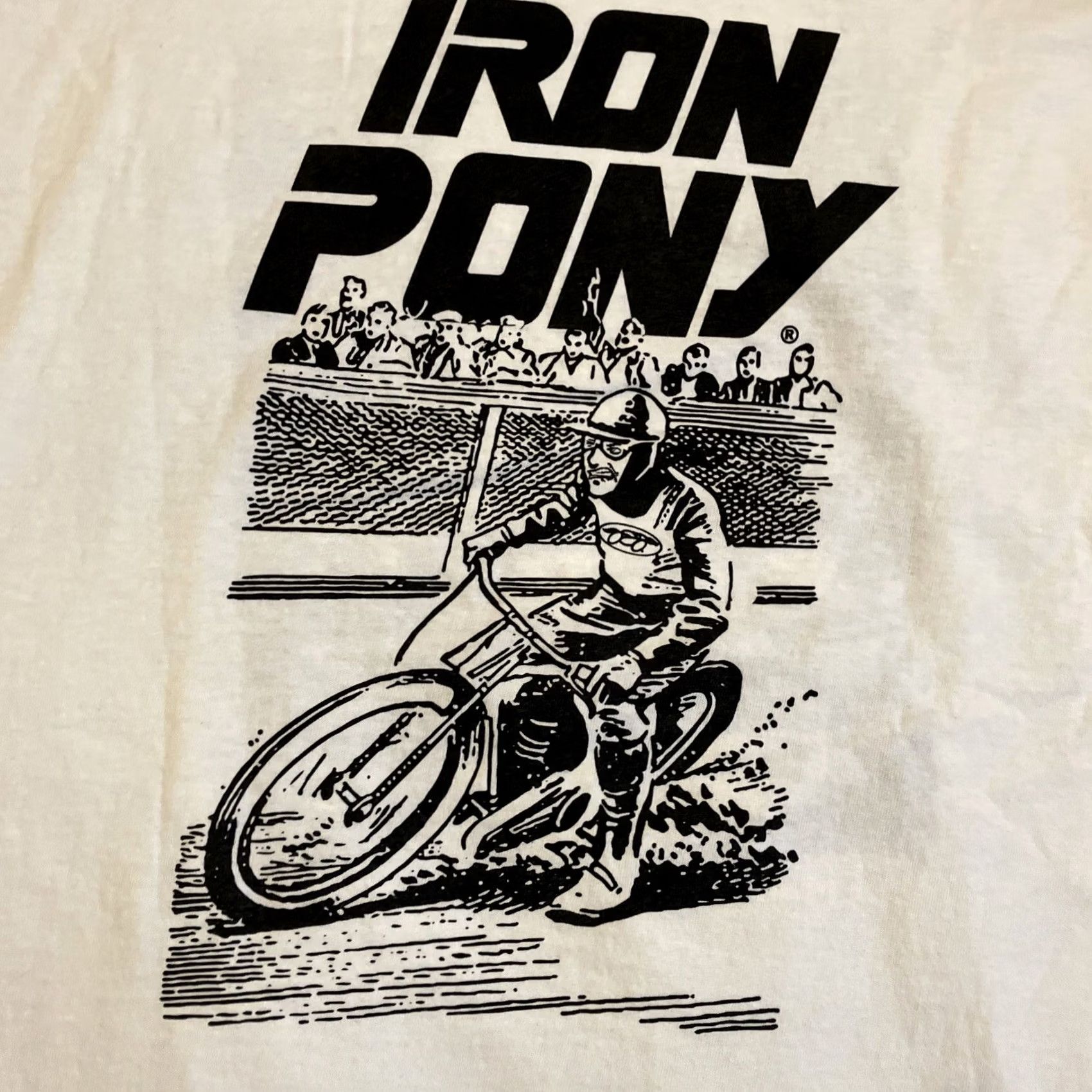 Delta VINTAGE Iron Pony Motorsports Double Sided Graphic Shirt Harley 3XL Men T-Shirt White Size US XXL / EU 58 / 5 - 5 Thumbnail
