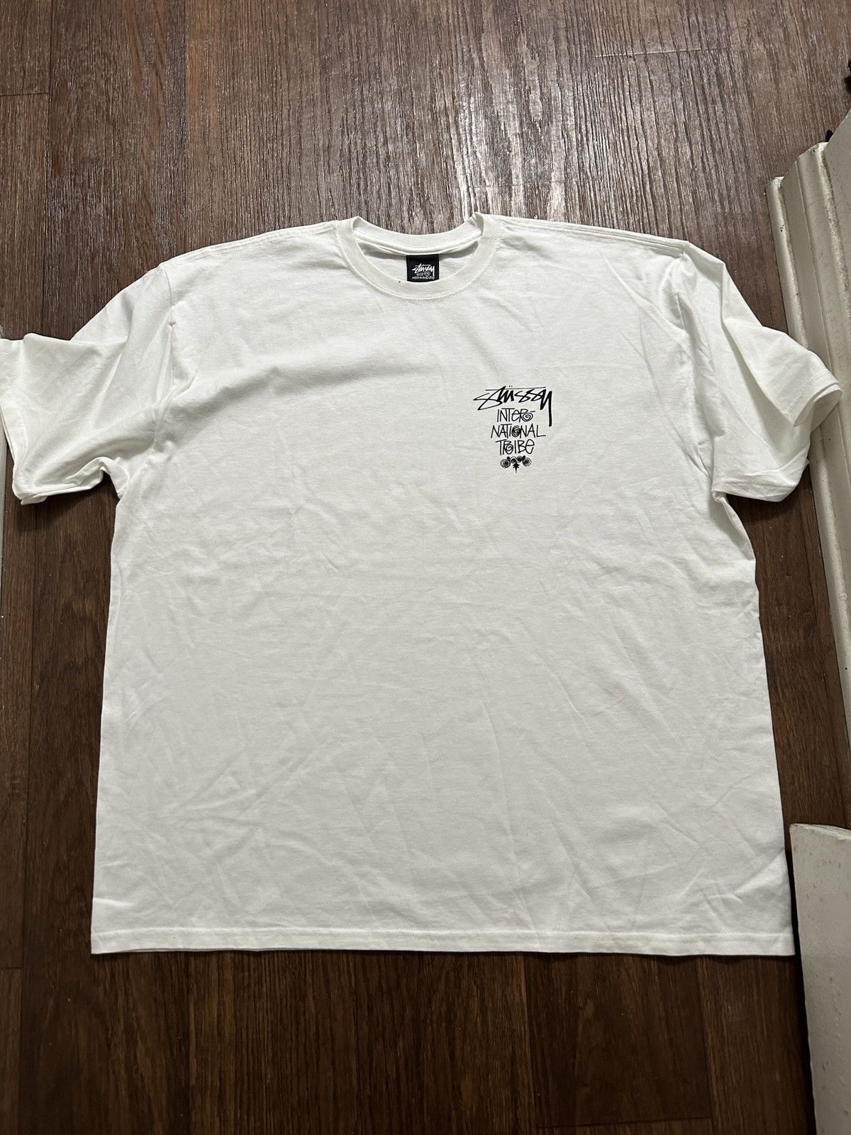 Stussy White Stussy international tribe shirt Size US XXL / EU 58 / 5 - 5 Thumbnail