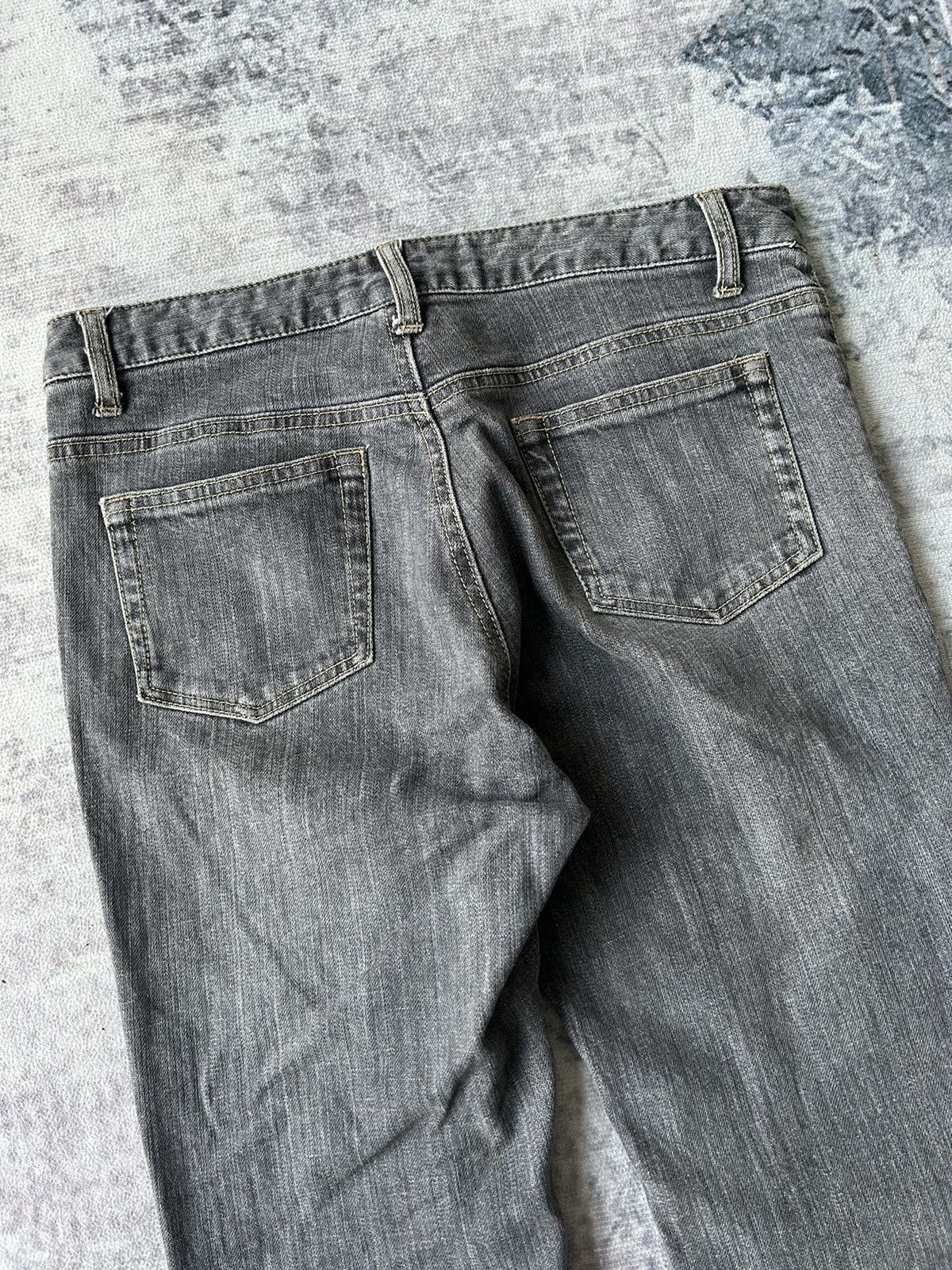 Japanese Brand Y2k Embroidery Flower Flared Jeans Size US 30 / EU 46 - 9 Thumbnail