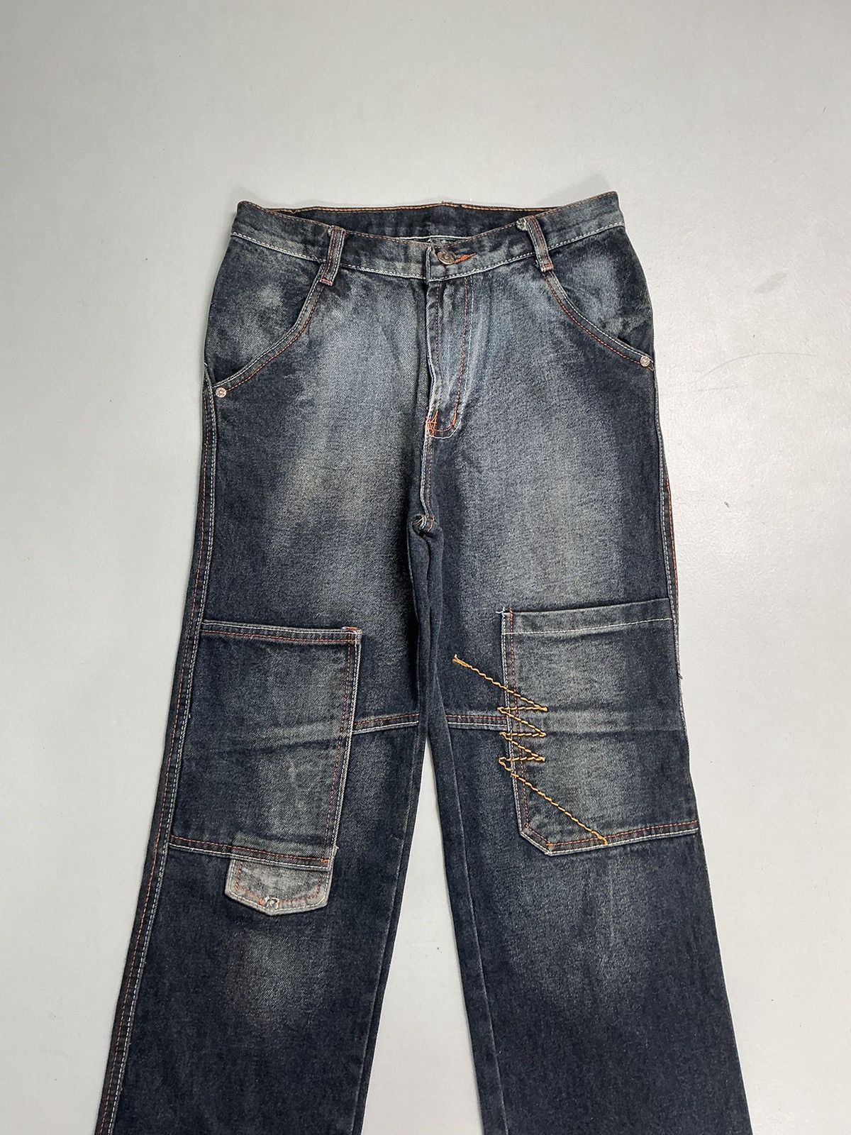 Southpole Vintage Y2K embroidered cargo denim Size US 28 / EU 44 - 4 Thumbnail