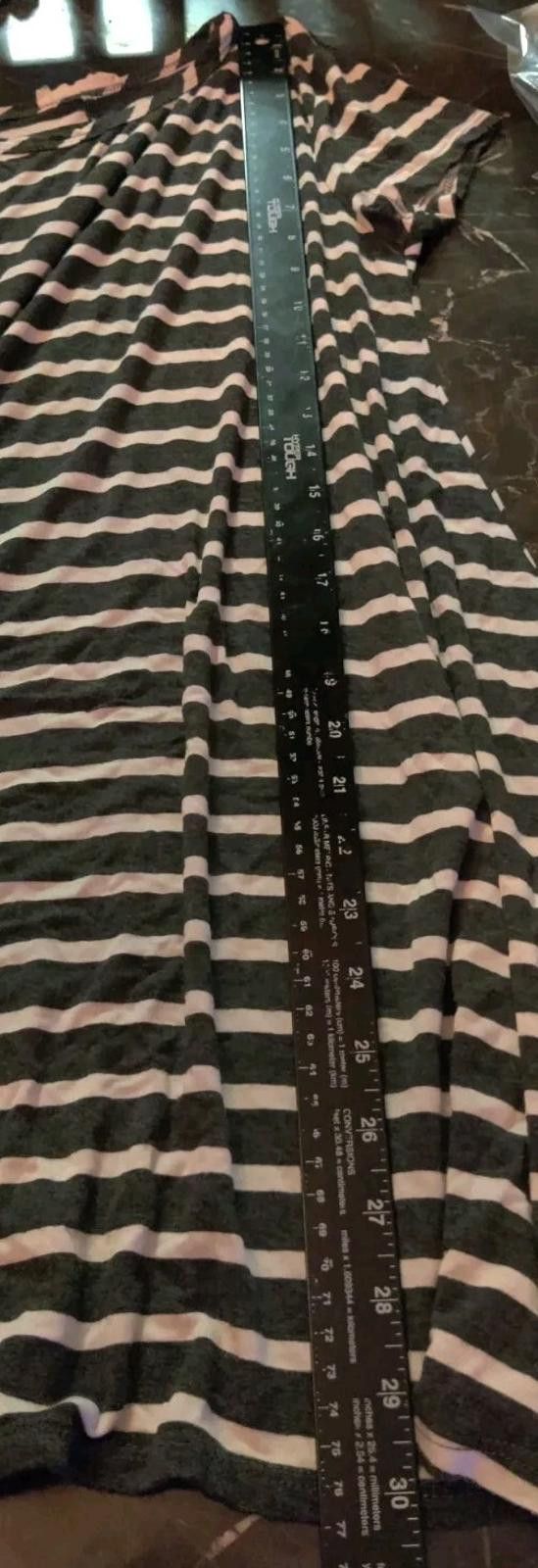 Other Forever Rose Couture Womens T Shirt Dress Striped Medium M Size M / US 6-8 / IT 42-44 - 8 Thumbnail