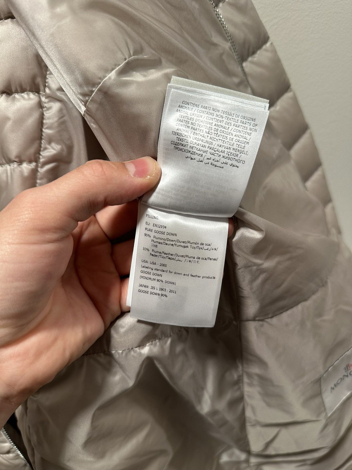 Moncler Moncler Grey Agatelon Long Puffer Jacket Size 2 / Small Size XS / US 0-2 / IT 36-38 - 15 Thumbnail