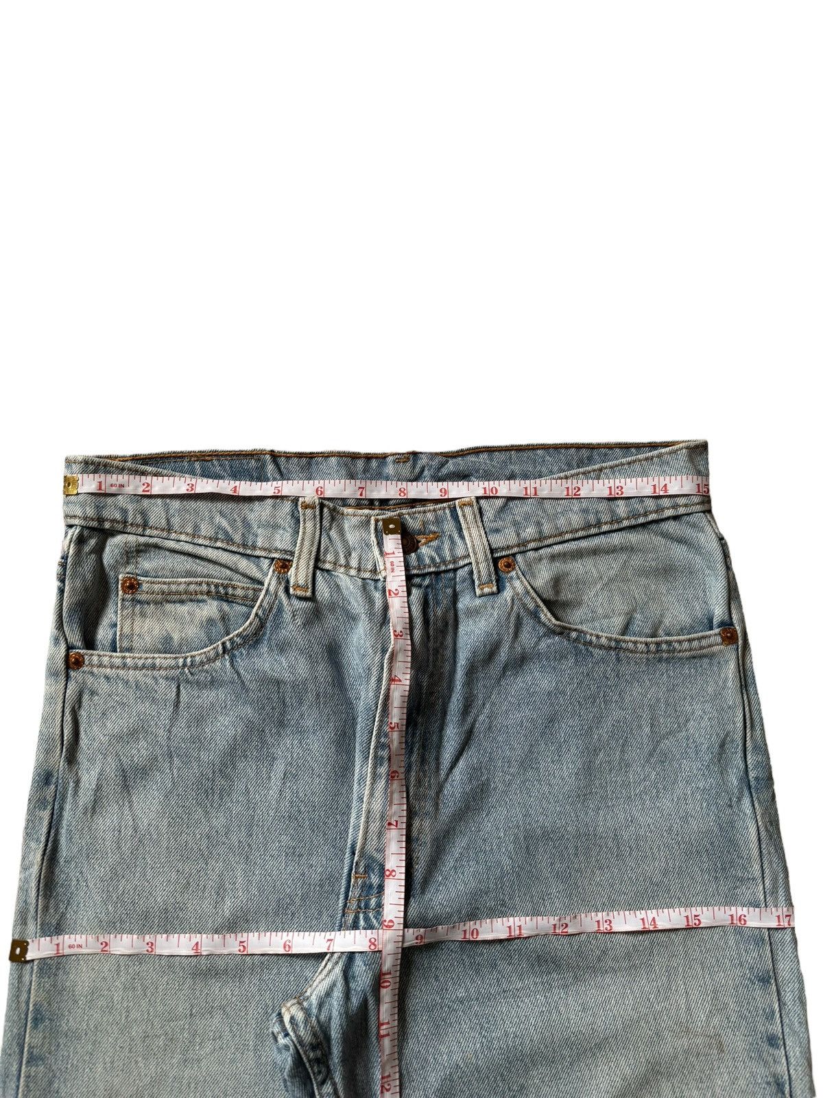 Levi's Vintage 90s Levis 617 Orange Tab Mud Wash Flare Jeans Size US 30 / EU 46 - 6 Thumbnail