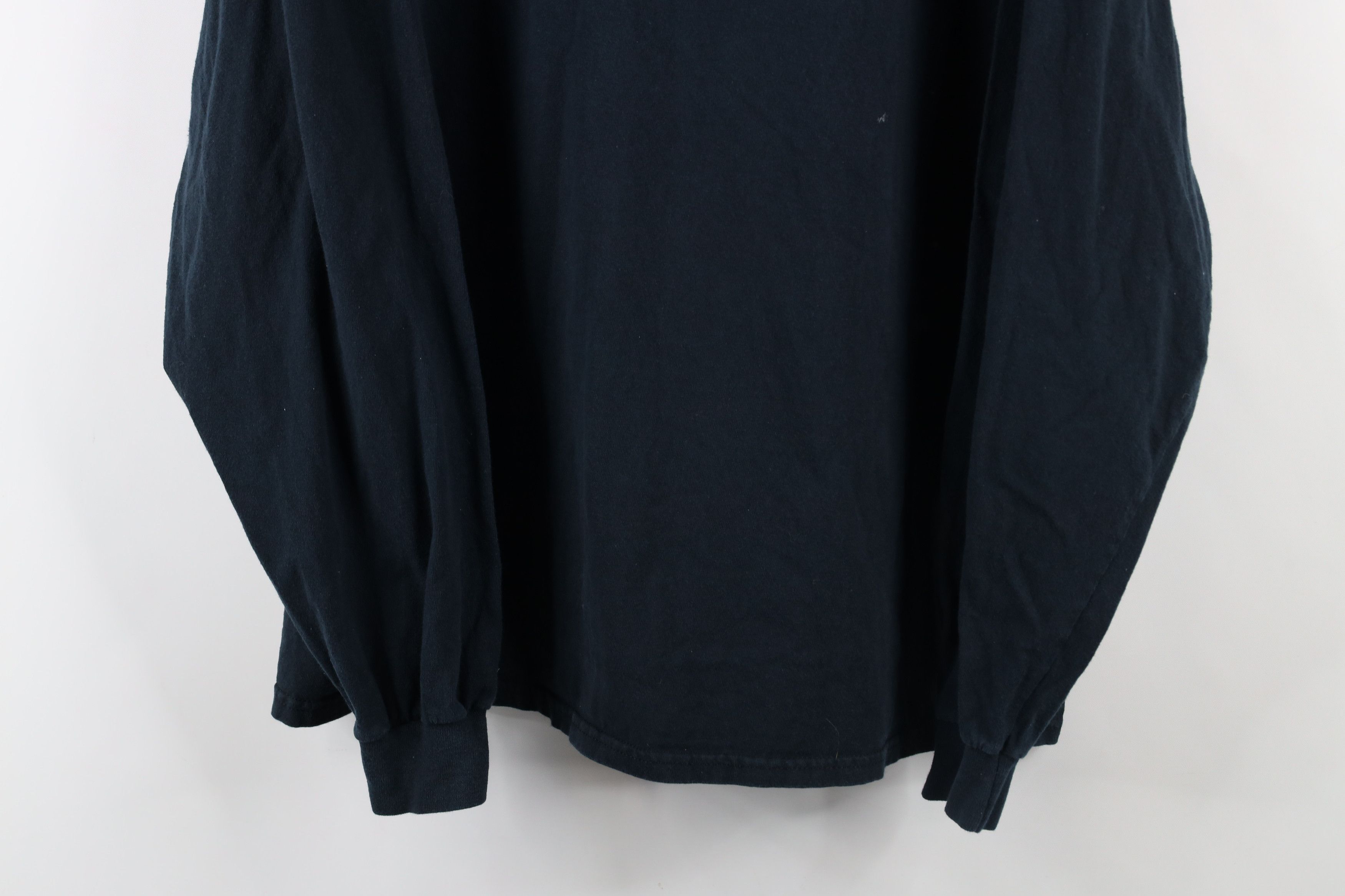 Vintage Vintage Y2K Streetwear Long Sleeve T-Shirt Black Cotton Size US XL / EU 56 / 4 - 3 Thumbnail